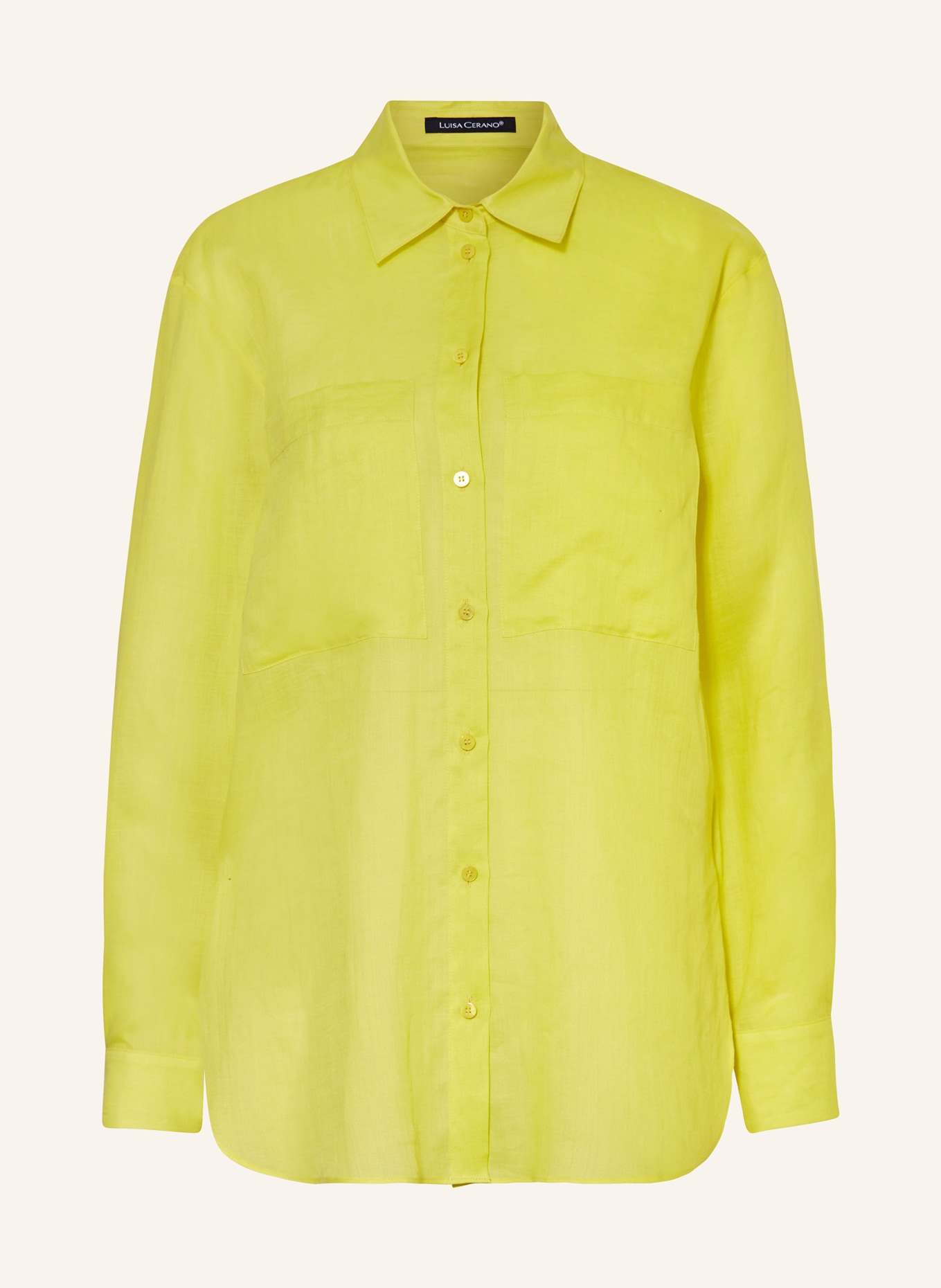 LUISA CERANO Shirt blouse, Color: YELLOW (Image 1)