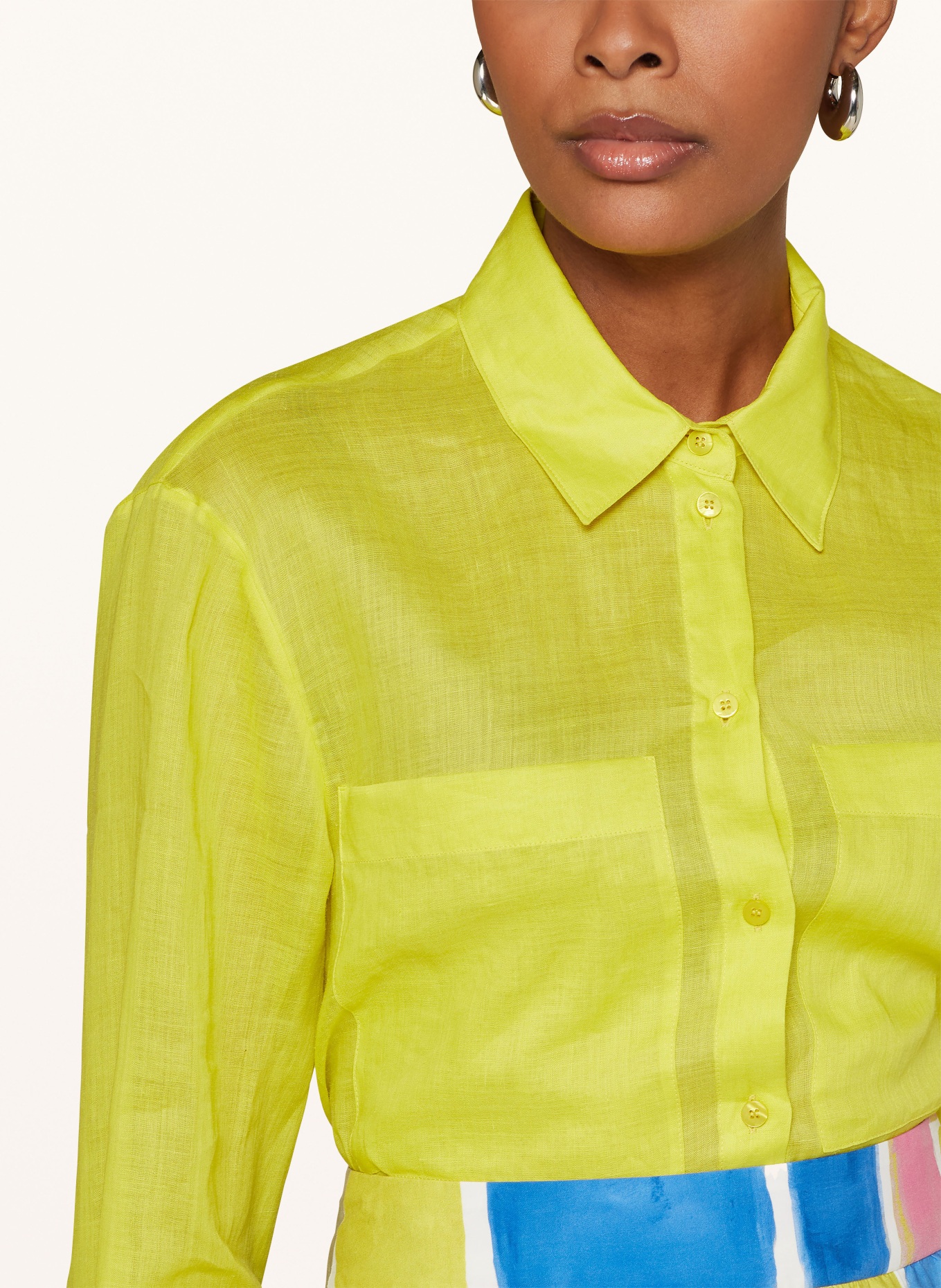 LUISA CERANO Shirt blouse, Color: YELLOW (Image 4)
