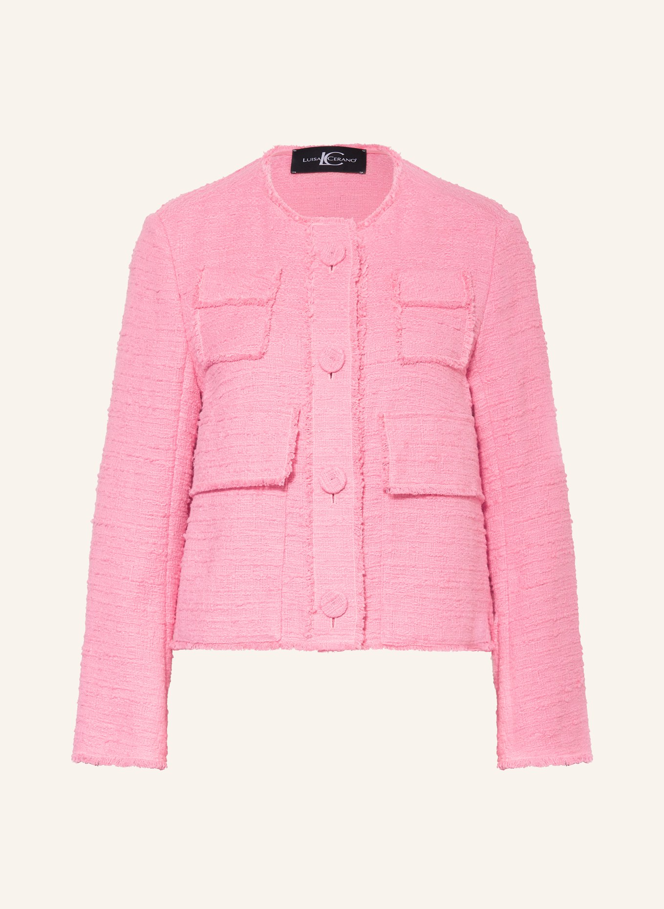 LUISA CERANO Boxy jacket, Color: PINK (Image 1)