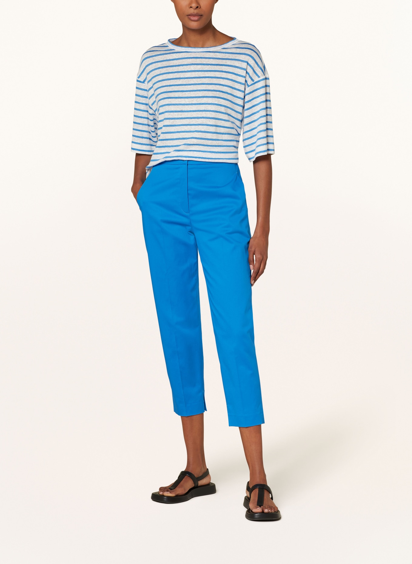 LUISA CERANO 7/8 pants, Color: BLUE (Image 2)