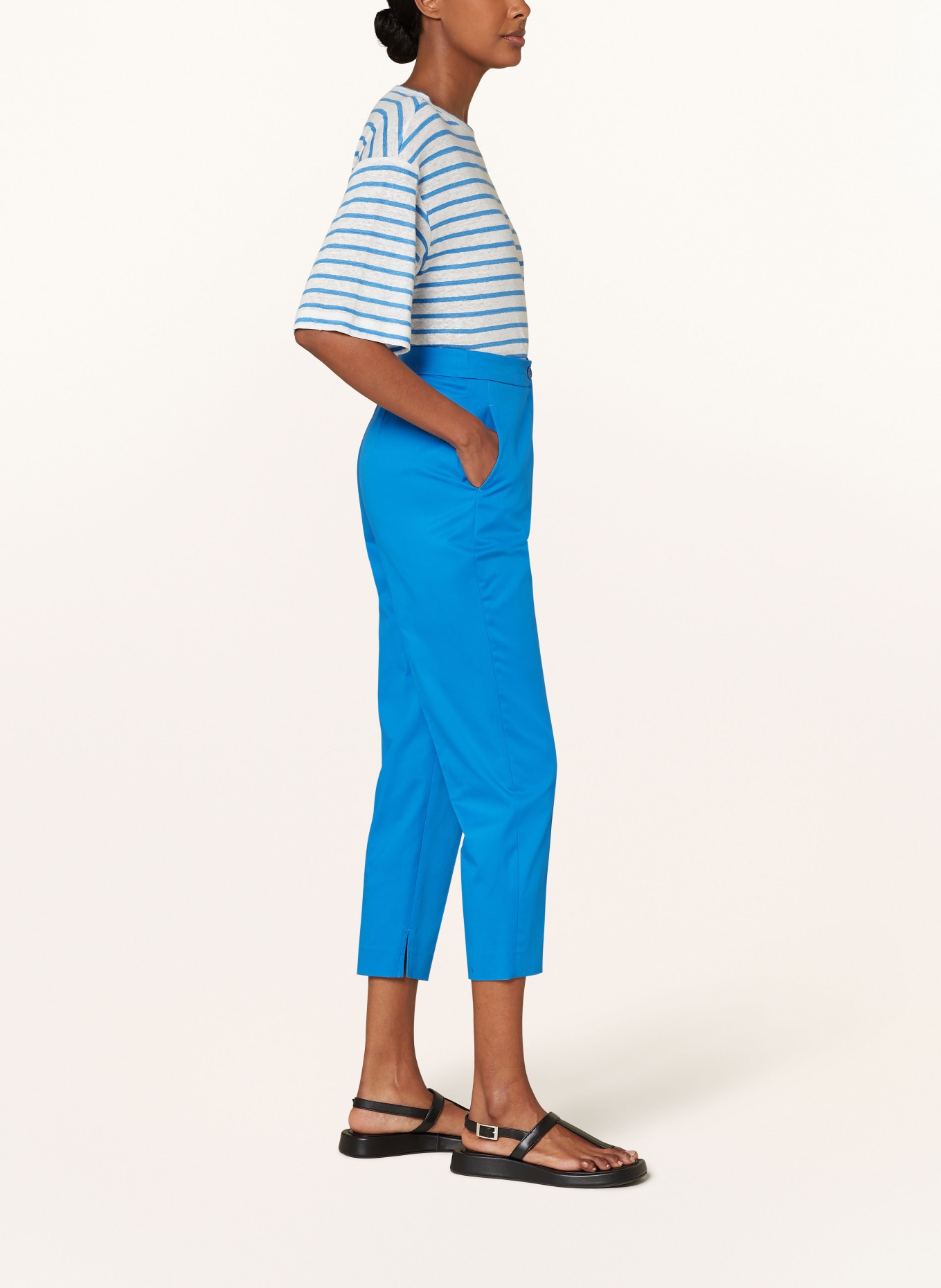 LUISA CERANO 7/8 pants, Color: BLUE (Image 4)
