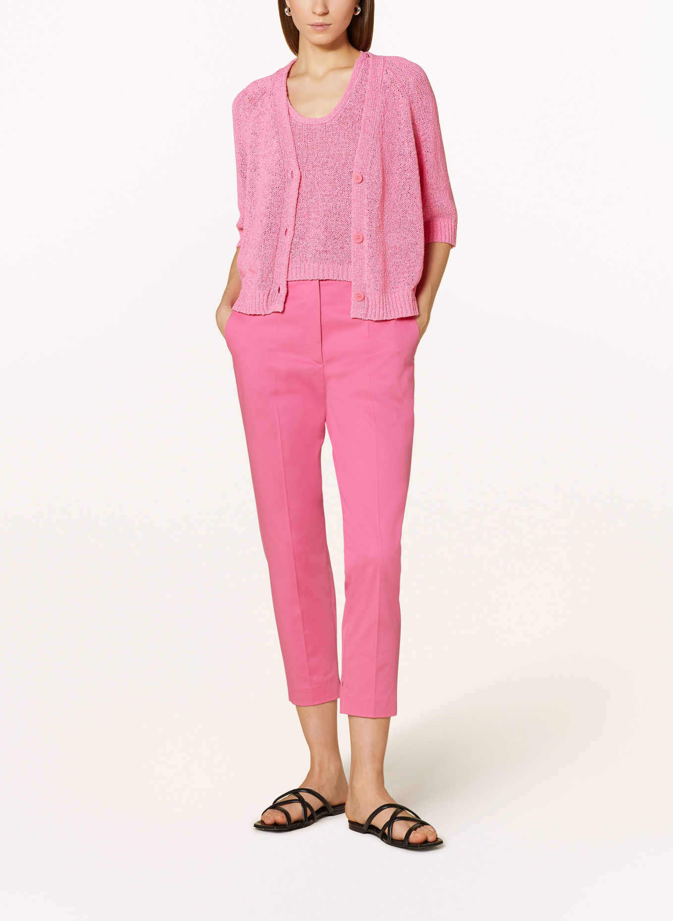 LUISA CERANO 7/8 pants, Color: PINK (Image 2)