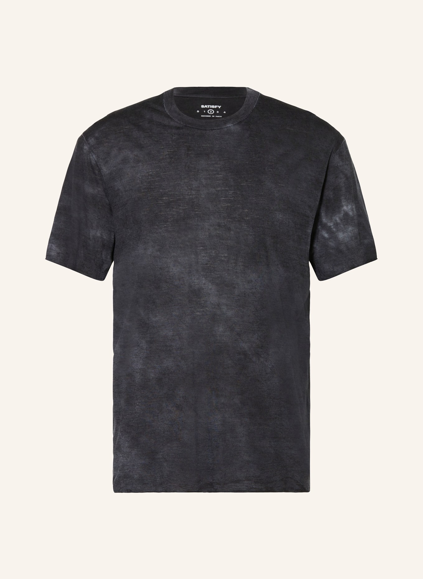 SATISFY T-Shirt CLOUDMERINO™ z wełny merino, Kolor: CZARNY (Obrazek 1)