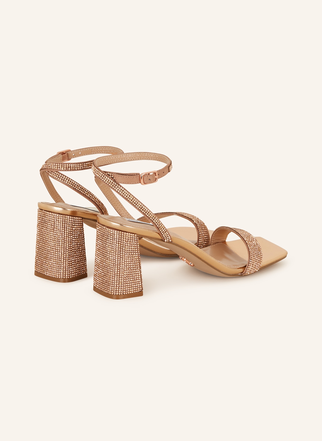STEVE MADDEN Sandals LUXE-R with decorative gems, Color: ROSE GOLD (Image 2)