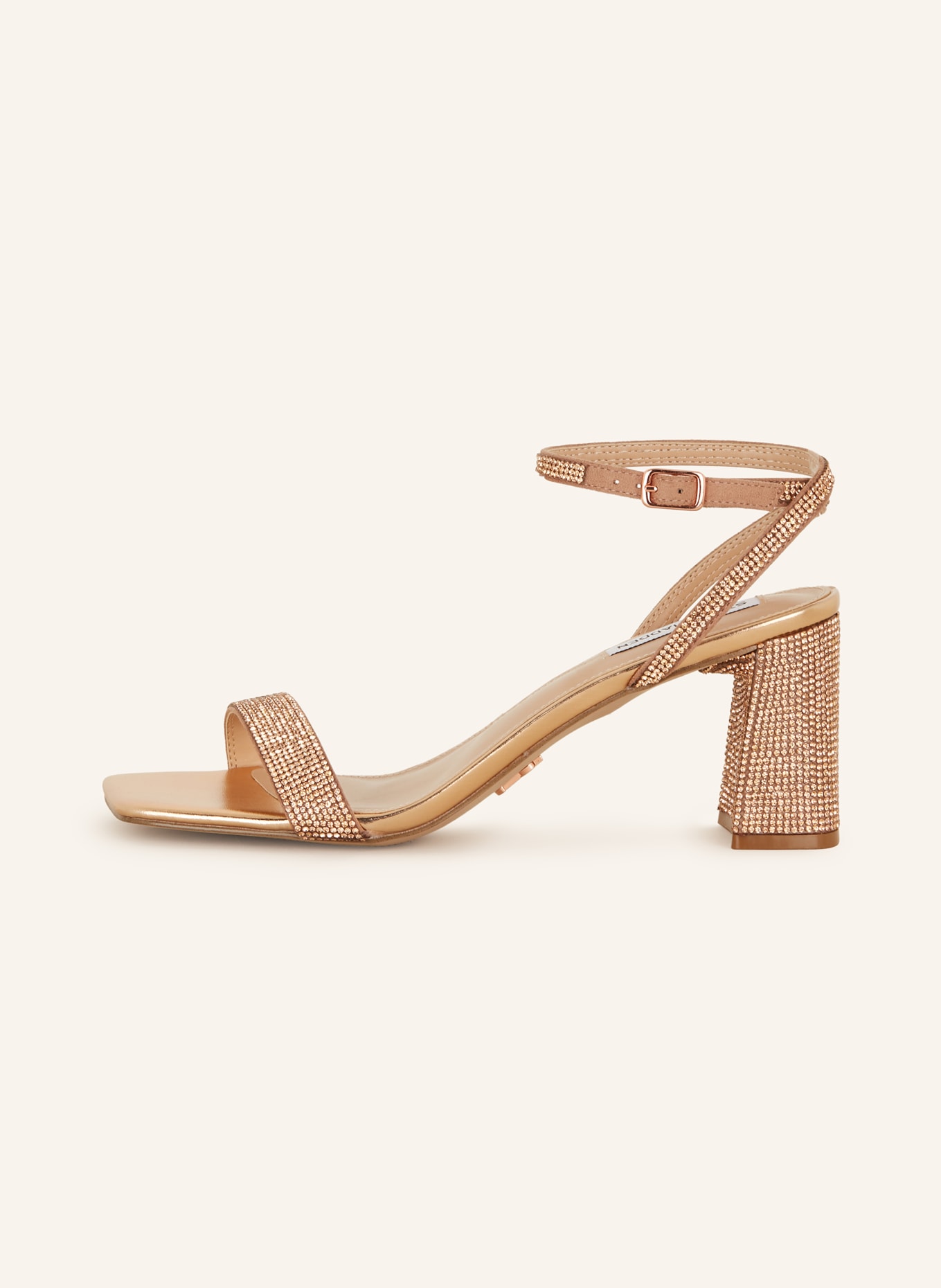 STEVE MADDEN Sandals LUXE-R with decorative gems, Color: ROSE GOLD (Image 4)