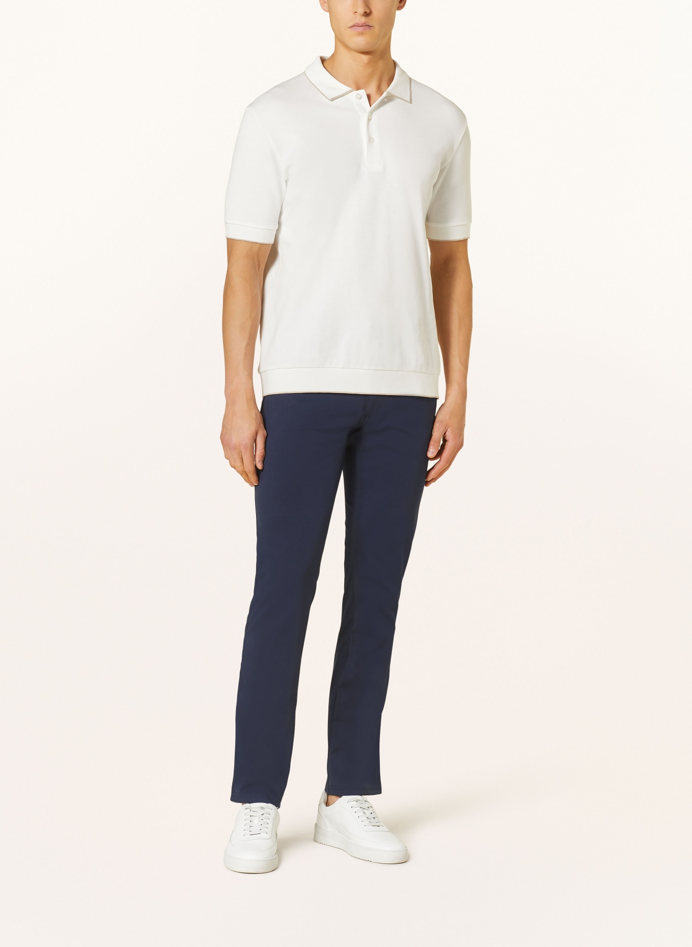 BRAX Jersey trousers STYLE CHUCK modern fit, Color: DARK BLUE (Image 2)