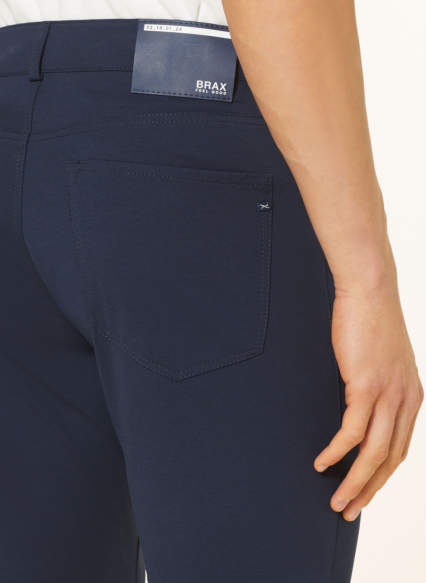 BRAX Jersey trousers STYLE CHUCK modern fit, Color: DARK BLUE (Image 5)