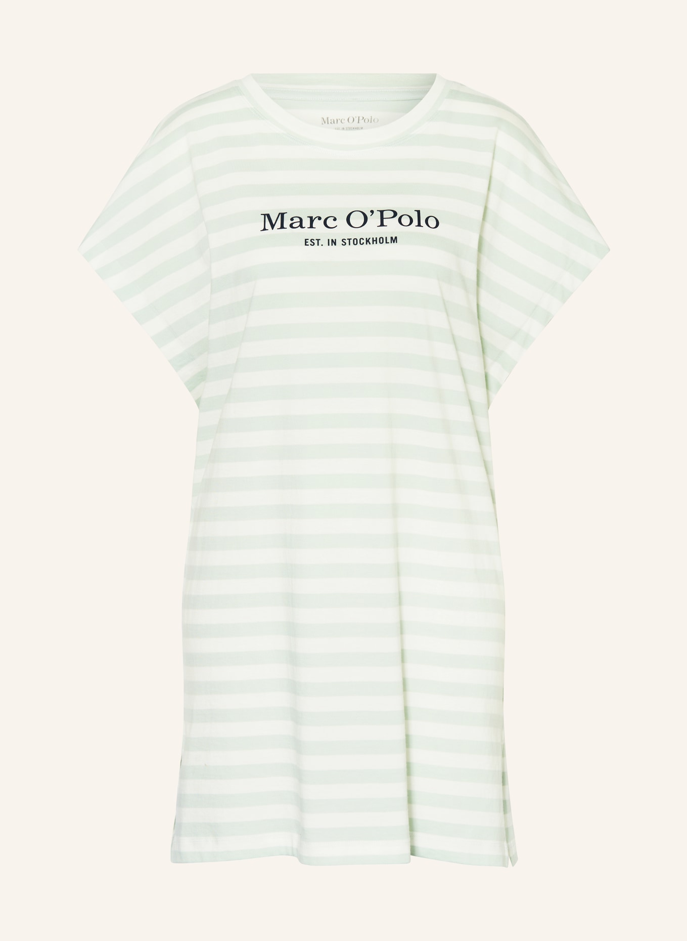 Marc O'Polo Nachthemd, Farbe: MINT/ WEISS (Bild 1)