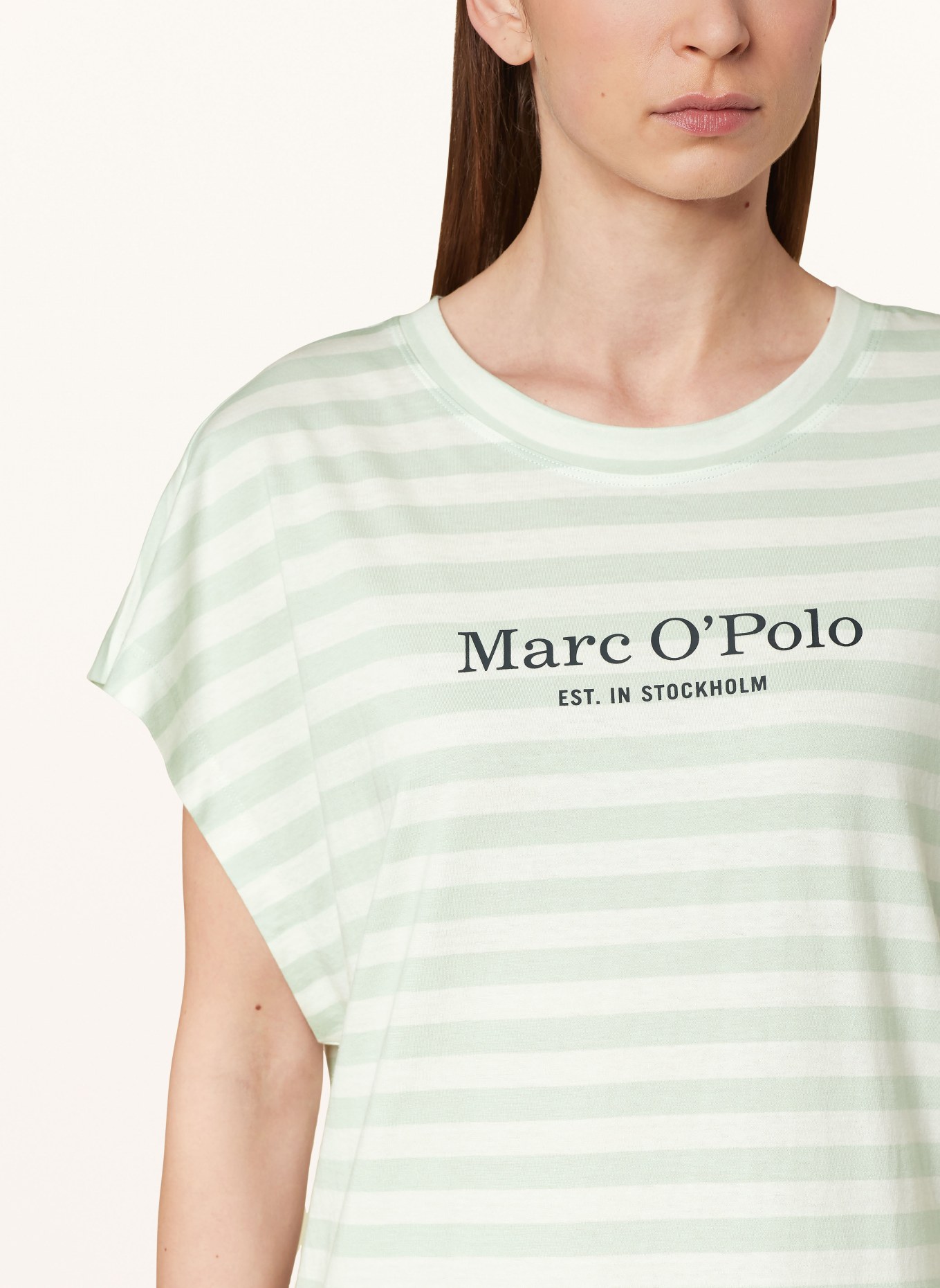 Marc O'Polo Noční košile, Barva: MÁTOVÁ/ BÍLÁ (Obrázek 4)