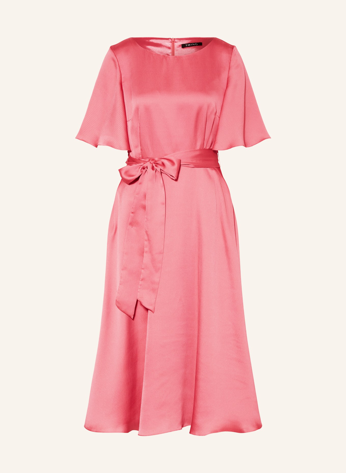 SWING Cocktail dress made of satin, Color: PINK (Image 1)