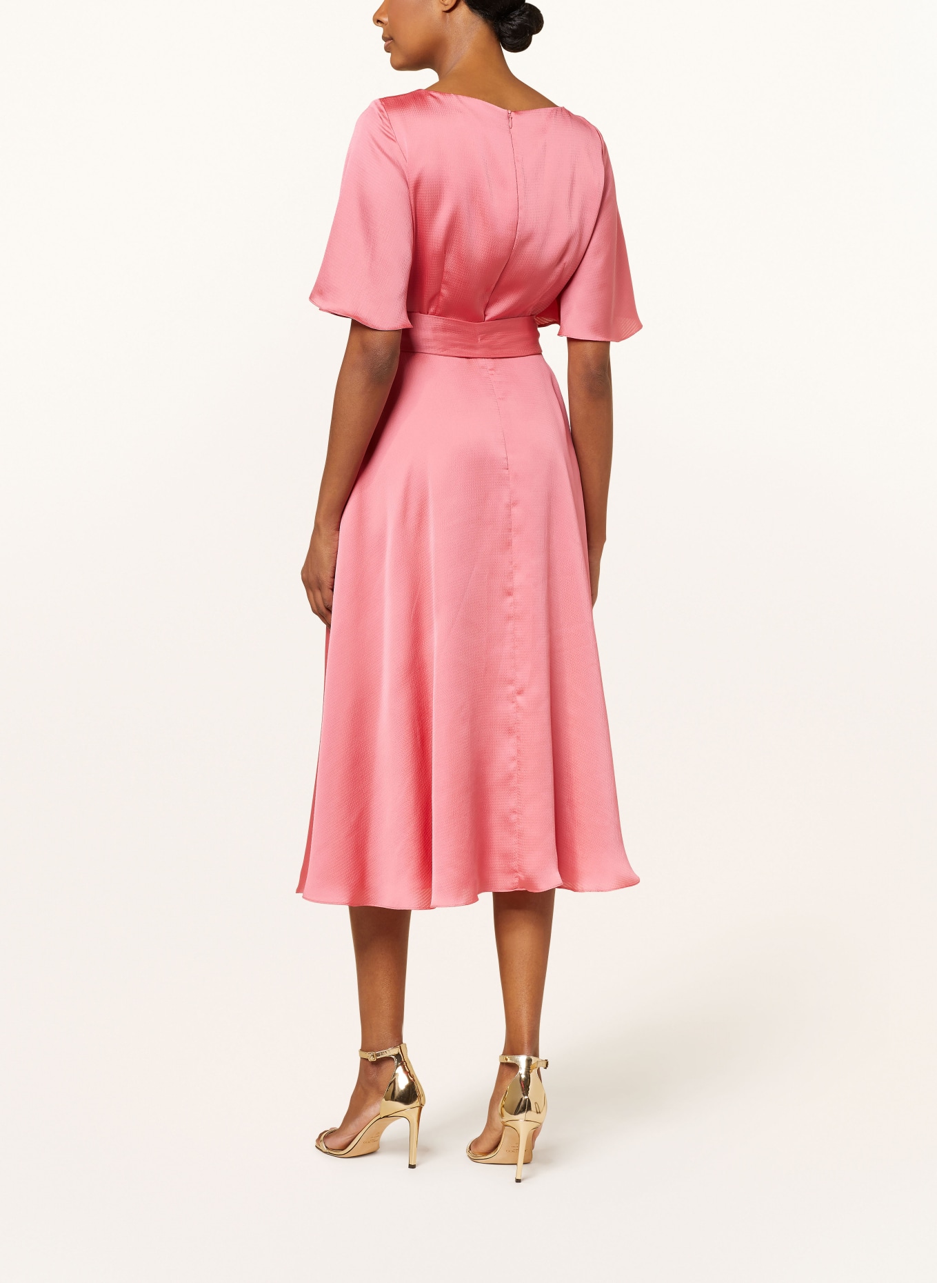 SWING Cocktail dress made of satin, Color: PINK (Image 3)