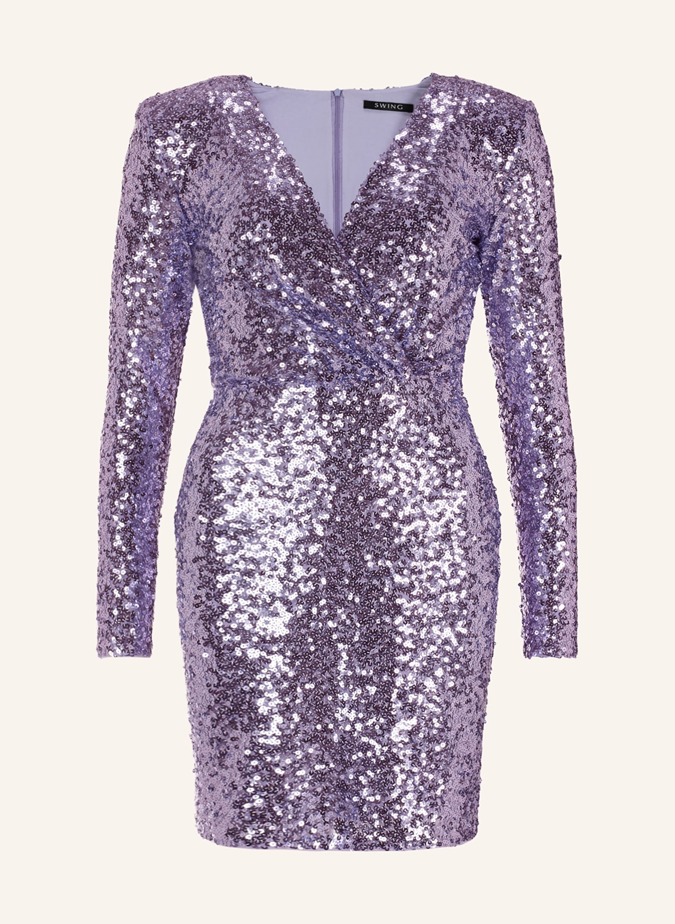 SWING Cocktail dress with sequins, Color: PURPLE (Image 1)