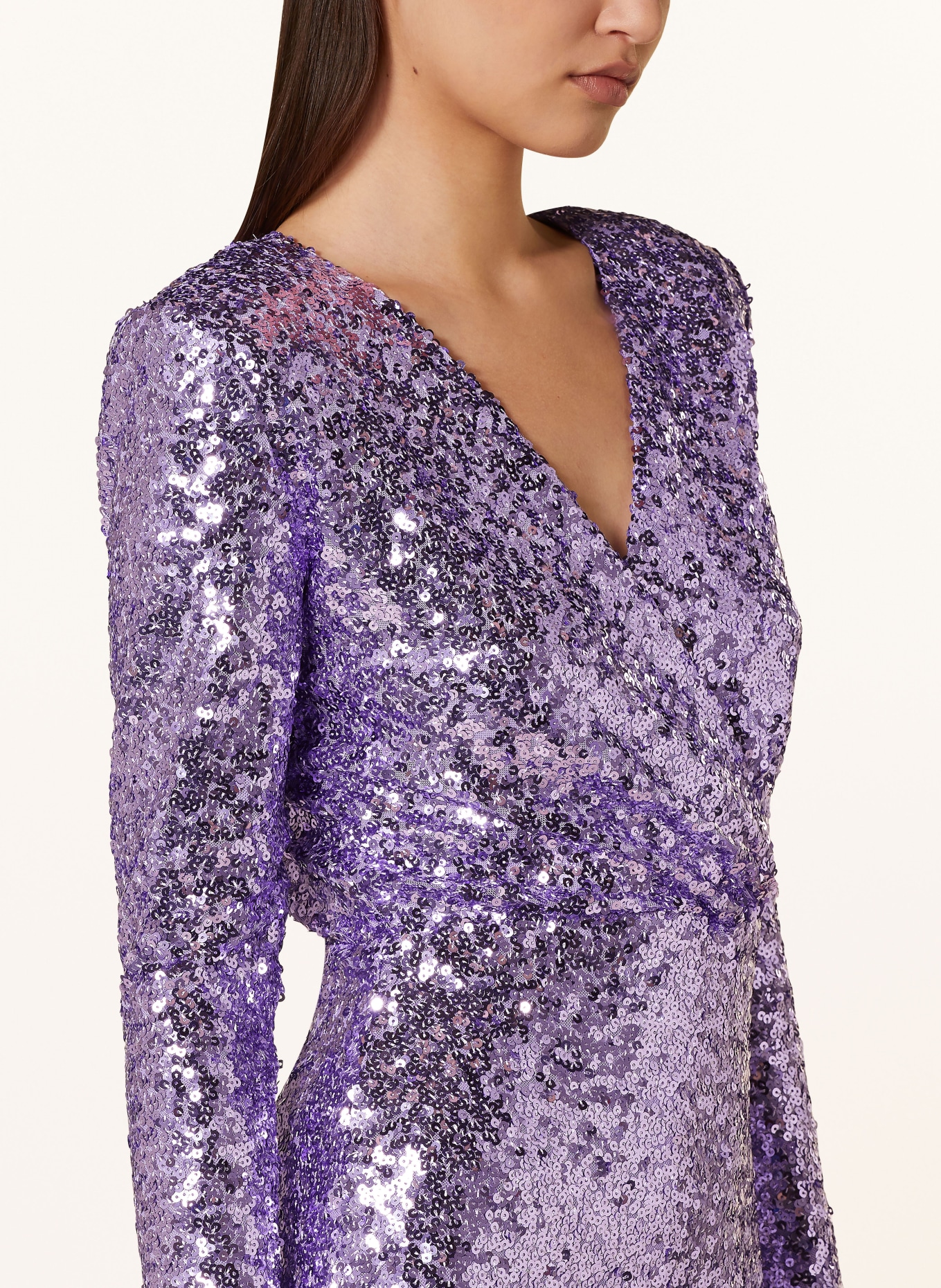 SWING Cocktail dress with sequins, Color: PURPLE (Image 4)