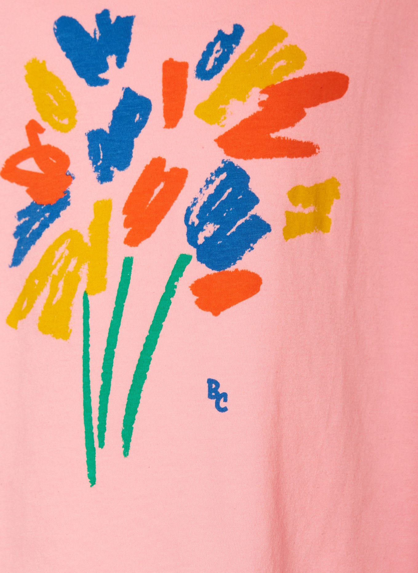 BOBO CHOSES T-shirt FIREWORKS, Kolor: RÓŻOWY/ GRANATOWY/ POMARAŃCZOWY (Obrazek 3)