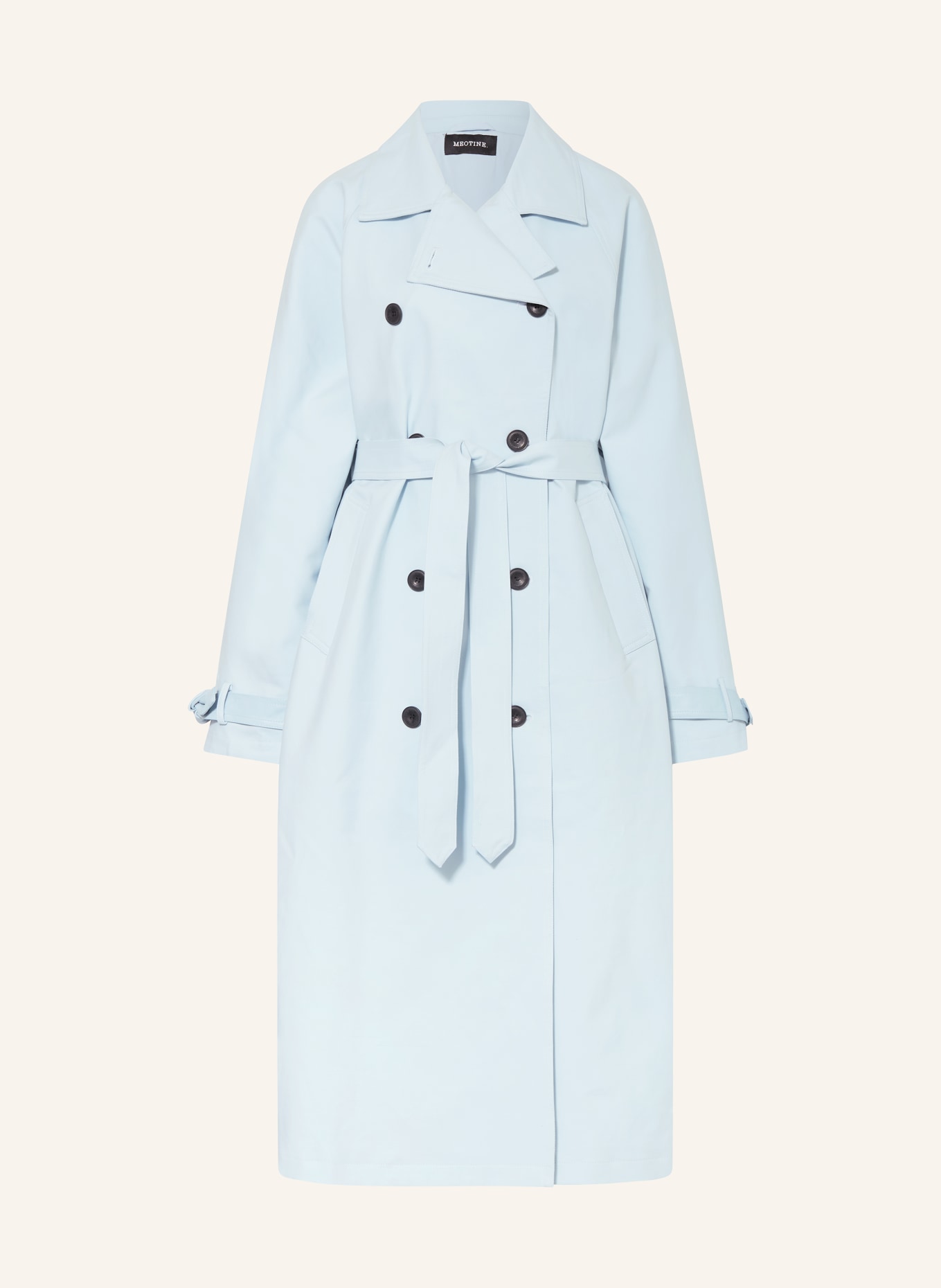 MEOTINE Trench coat BETTY, Color: LIGHT BLUE (Image 1)