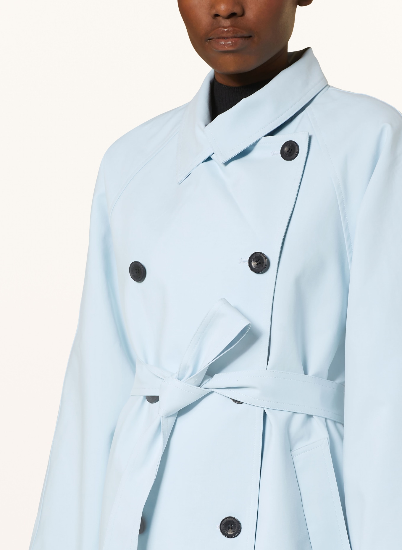 MEOTINE Trench coat BETTY, Color: LIGHT BLUE (Image 4)