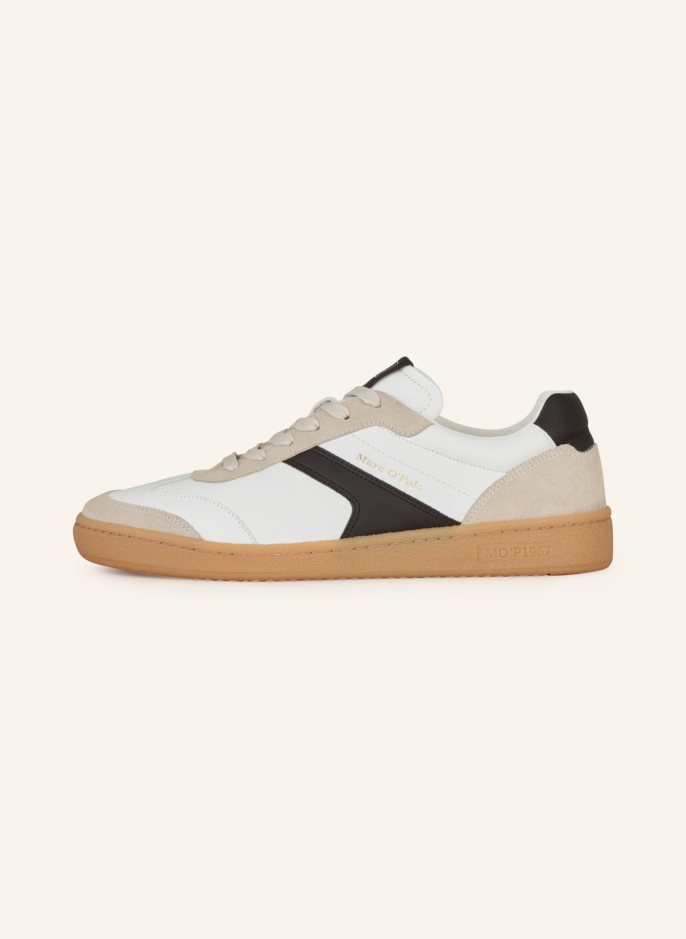 Marc O'Polo Sneakers, Color: WHITE/ BEIGE/ BLACK (Image 4)