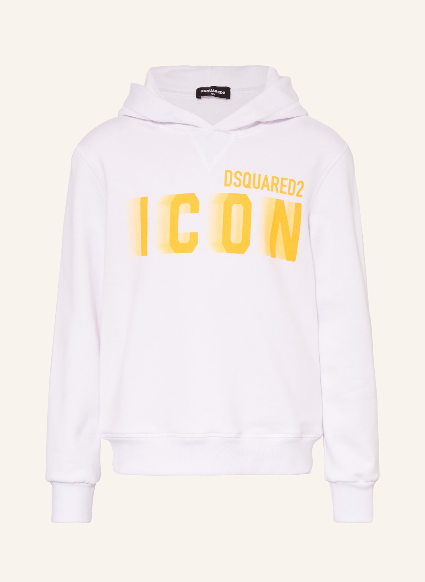 DSQUARED2 Hoodie ICON NEW, Farbe: WEISS (Bild 1)