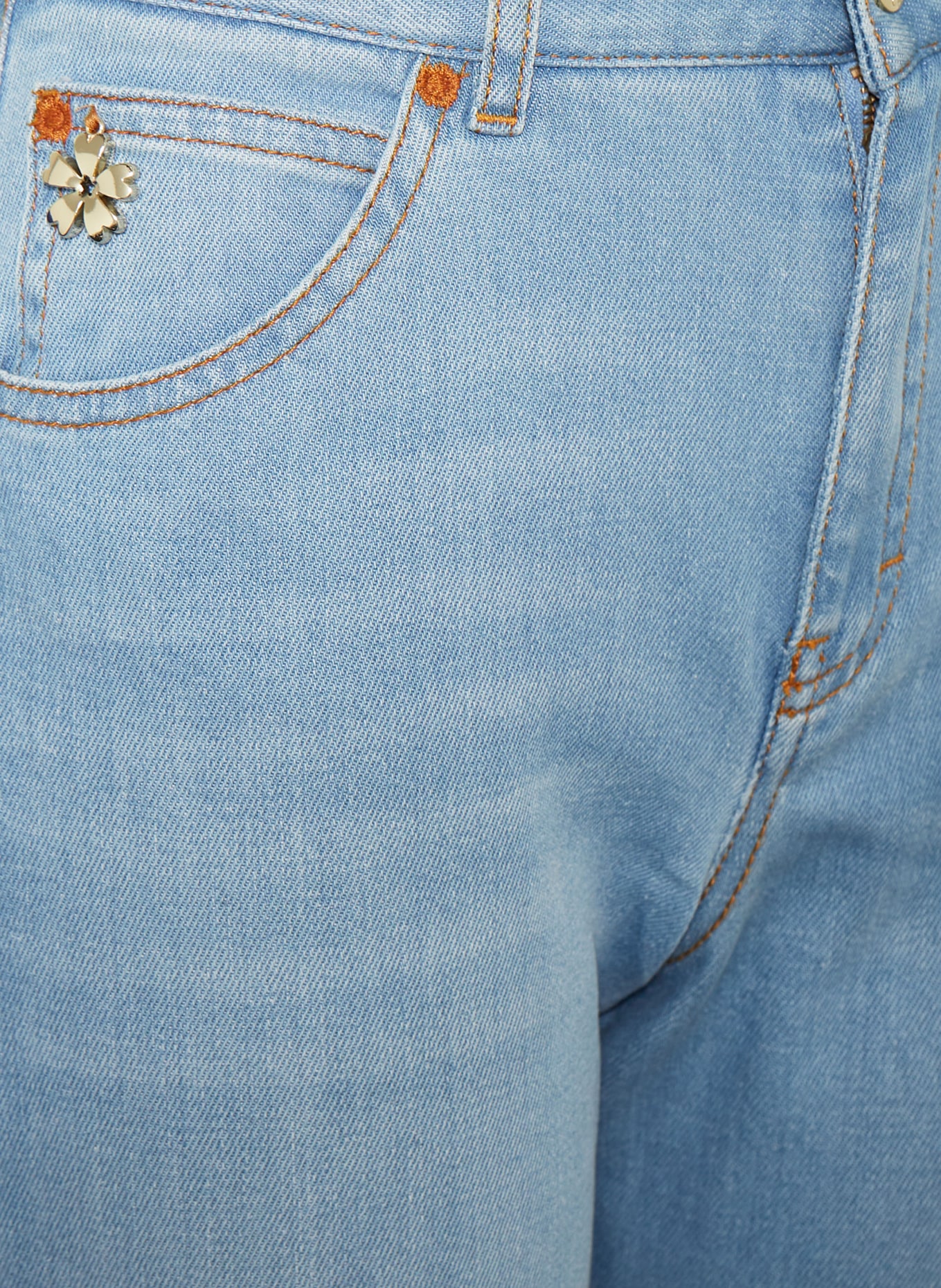 Chloé Jeans Flared Fit, Farbe: HELLBLAU (Bild 3)