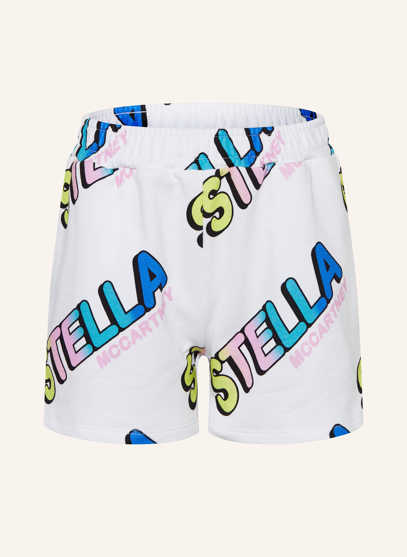 STELLA McCARTNEY KIDS Shorts, Farbe: WEISS/ BLAU/ TÜRKIS (Bild 1)