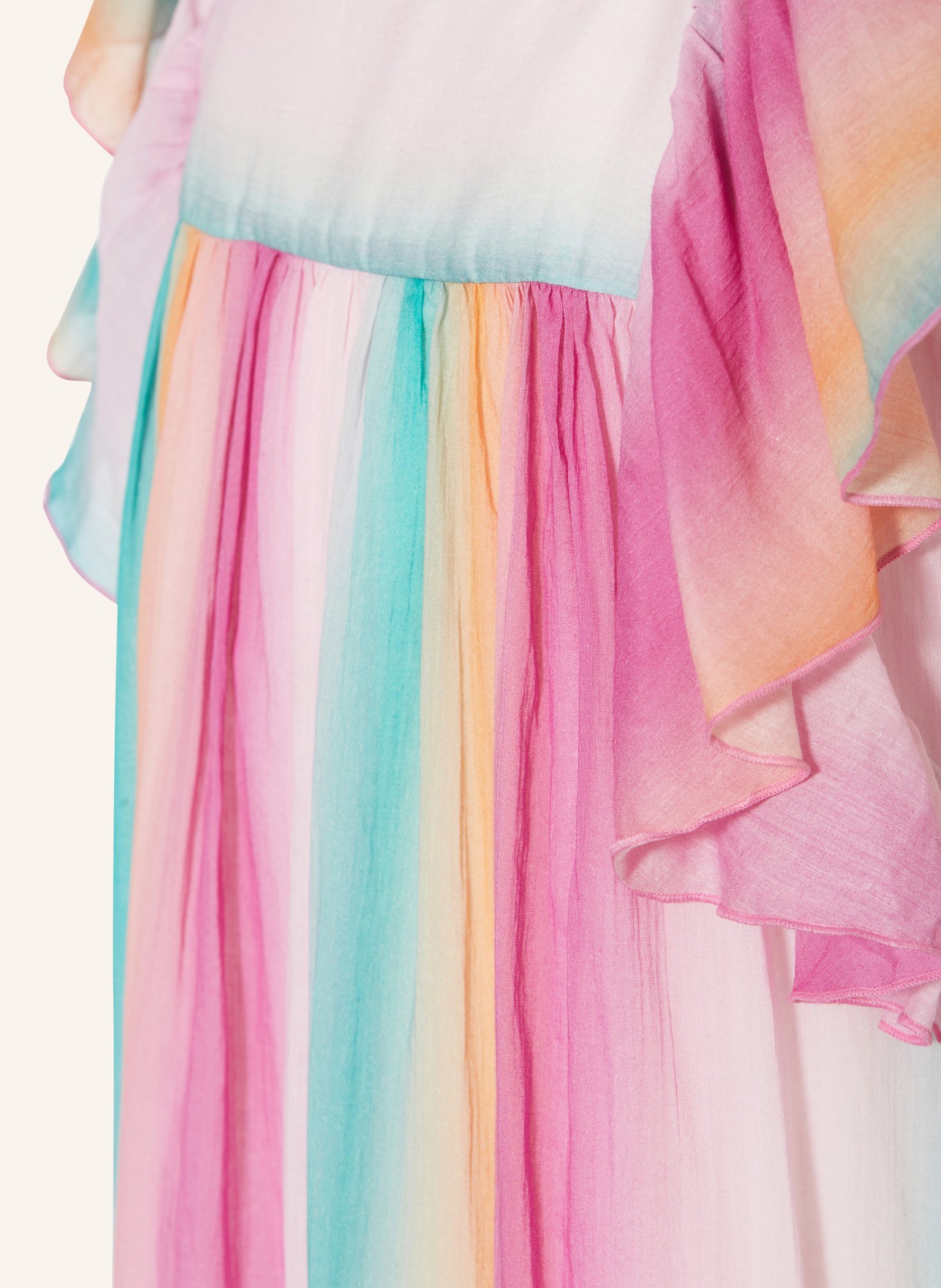 Chloé Kleid, Farbe: PINK/ HELLGRÜN/ ROSA (Bild 3)