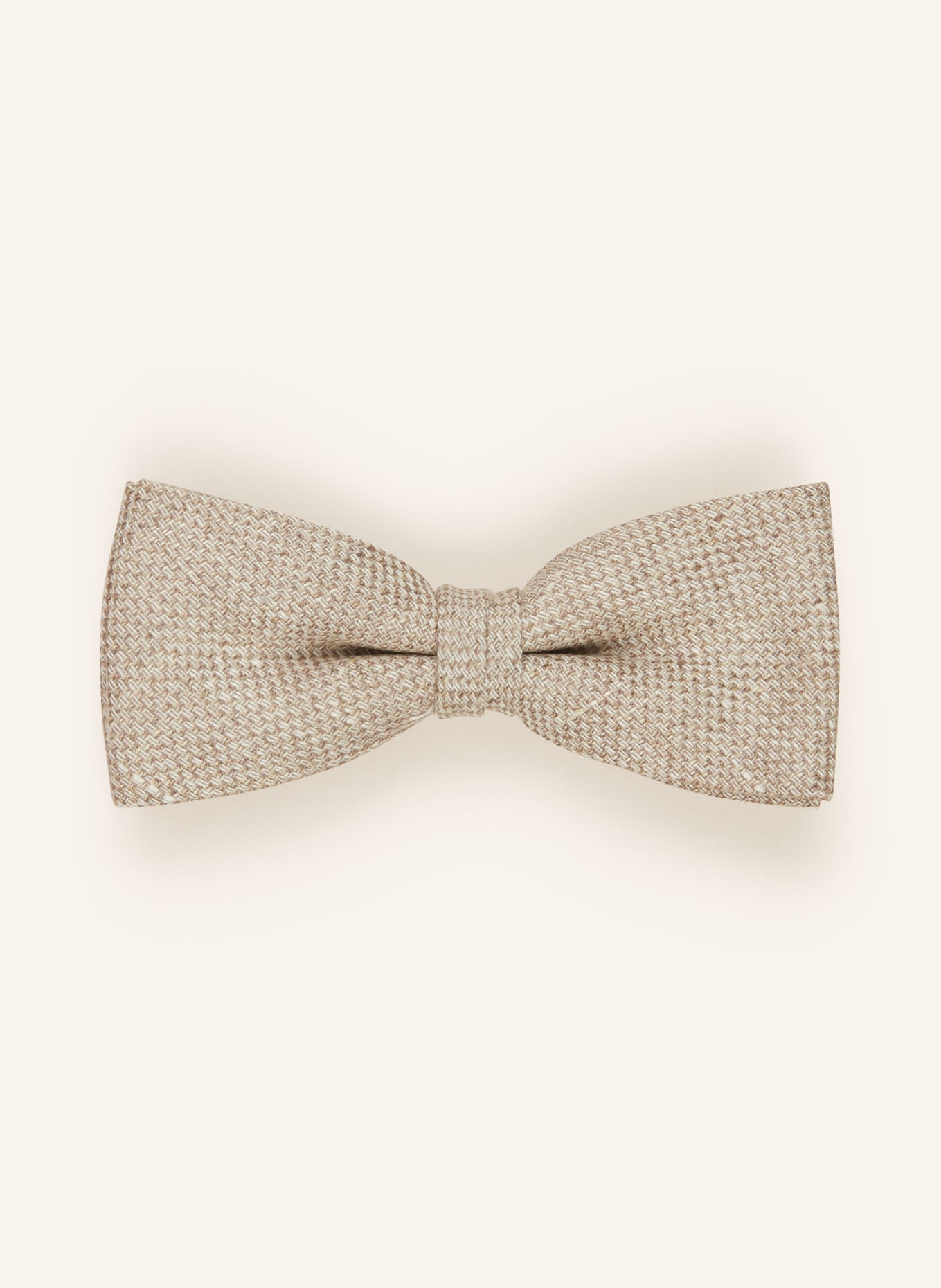 CG - CLUB of GENTS Set CG PIXTON: Bow tie and pocket square, Color: BEIGE/ WHITE (Image 2)