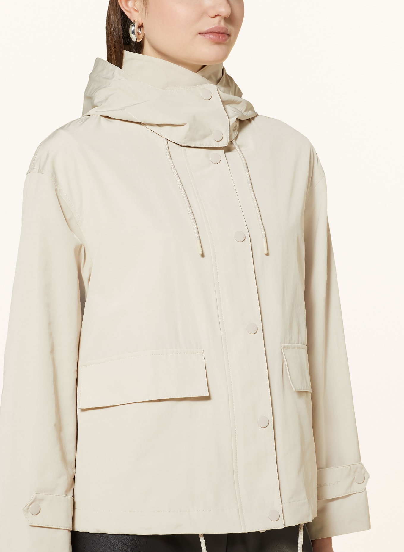 GANT Jacket with detachable hood, Color: BEIGE (Image 5)