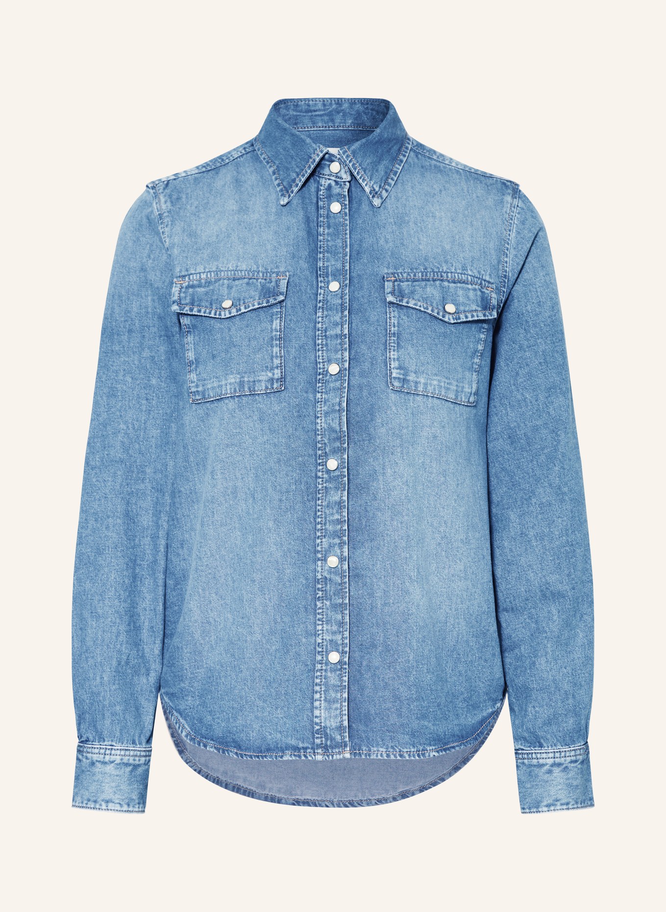 GANT Denim blouse, Color: BLUE (Image 1)