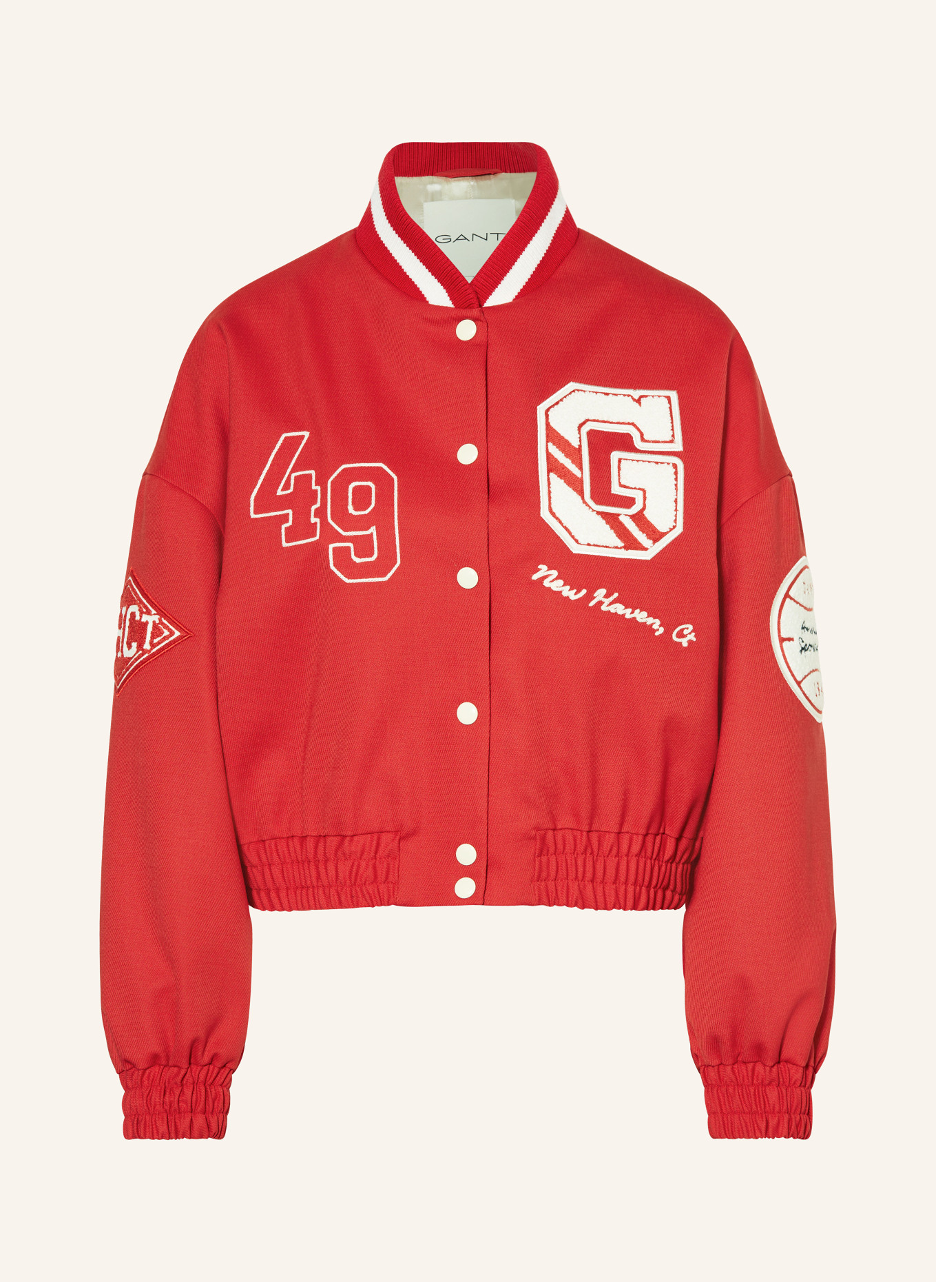 GANT College jacket, Color: RED (Image 1)
