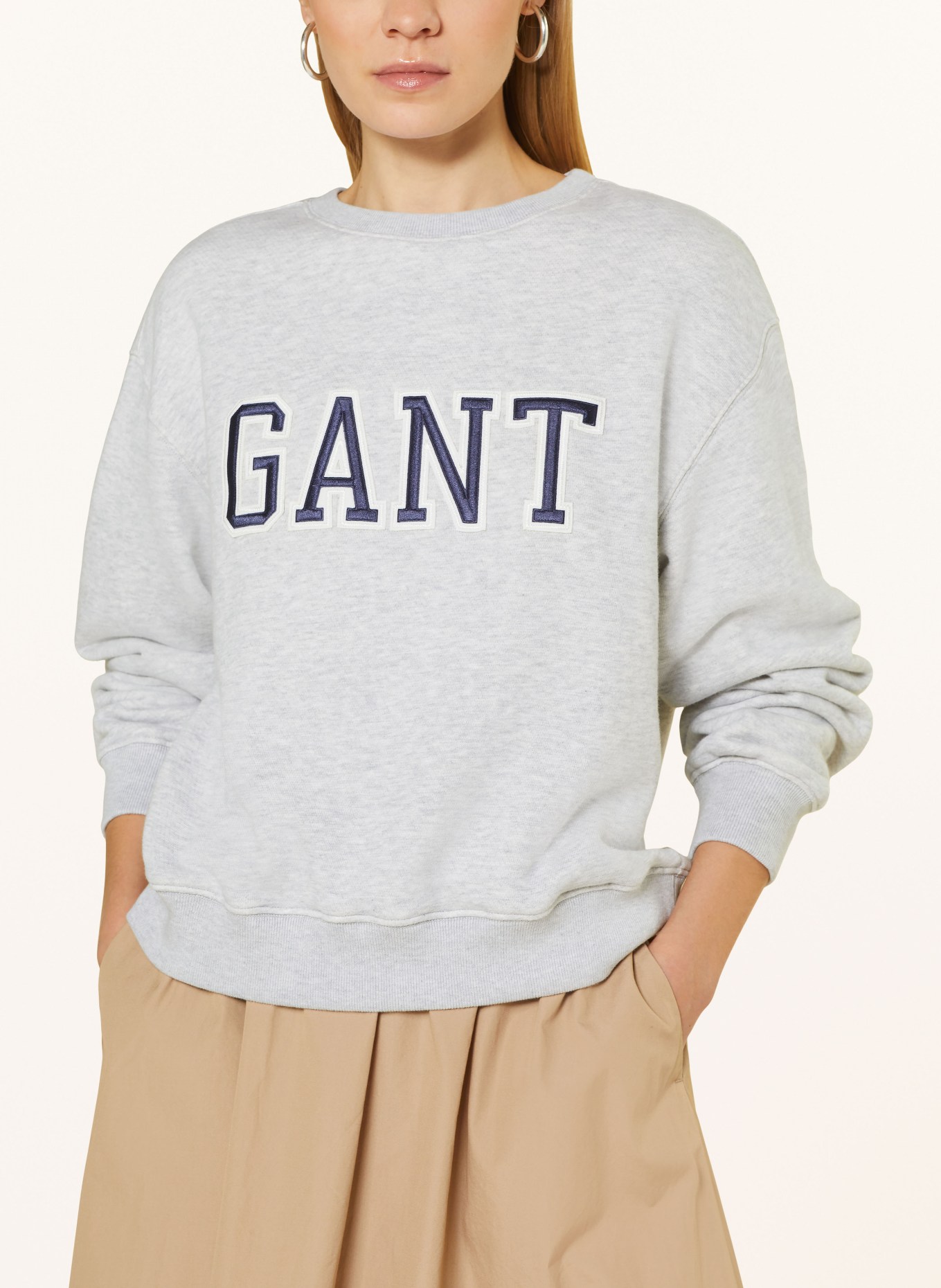 GANT Sweatshirt, Color: LIGHT GRAY (Image 4)