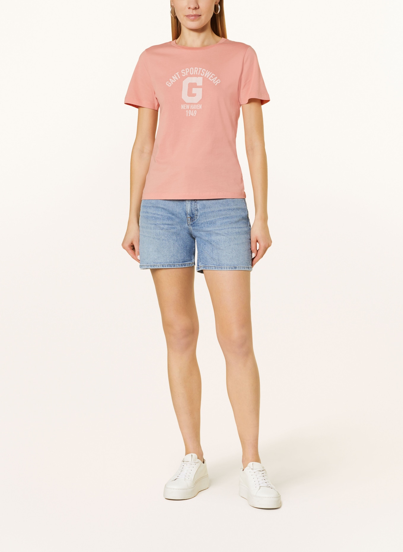 GANT T-Shirt, Farbe: HELLORANGE (Bild 2)