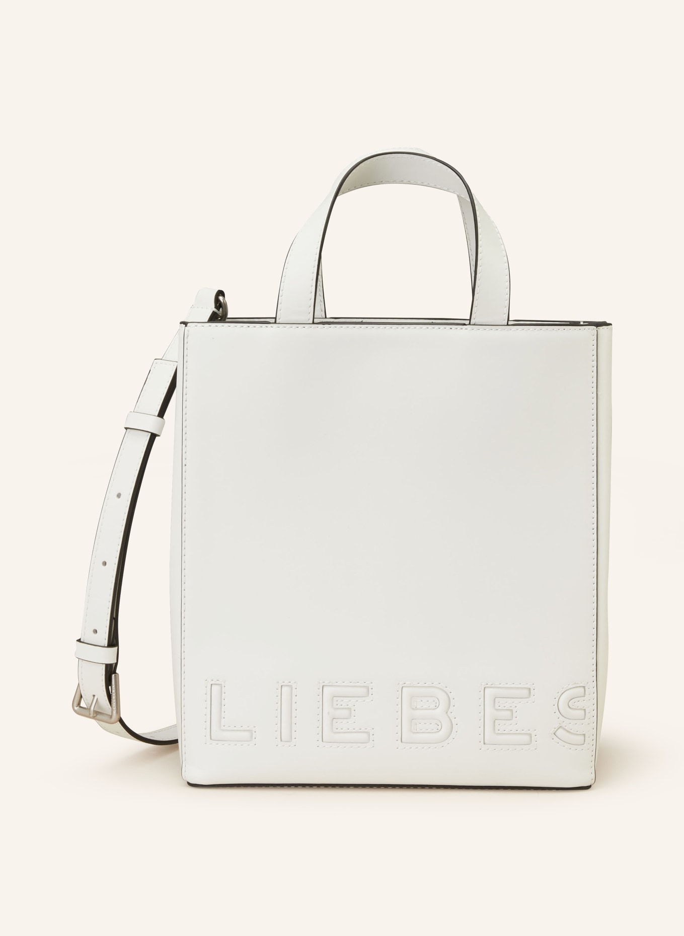 LIEBESKIND Handtasche PAPER BAG S, Farbe: WEISS (Bild 1)