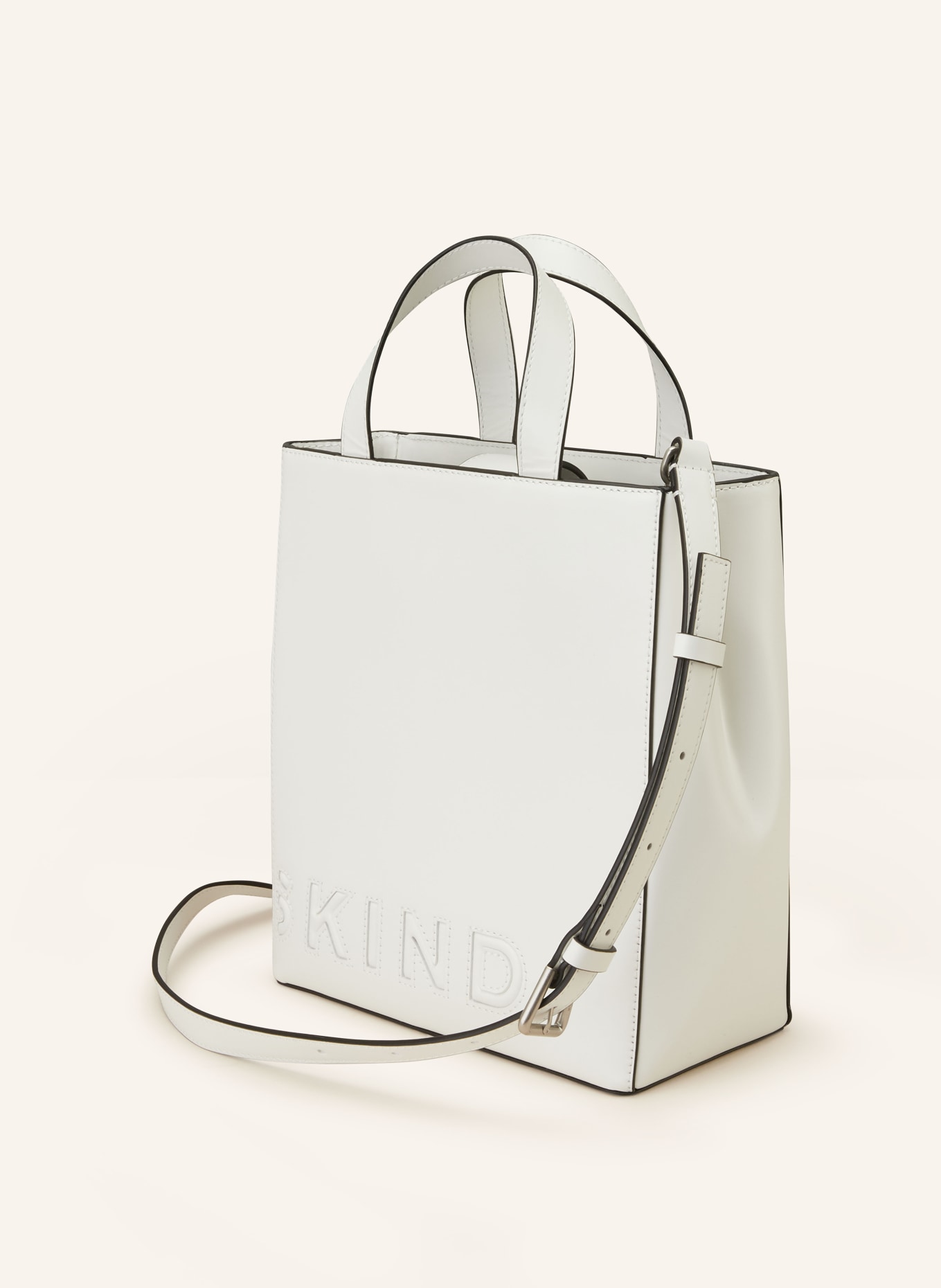 LIEBESKIND Handtasche PAPER BAG S, Farbe: WEISS (Bild 2)