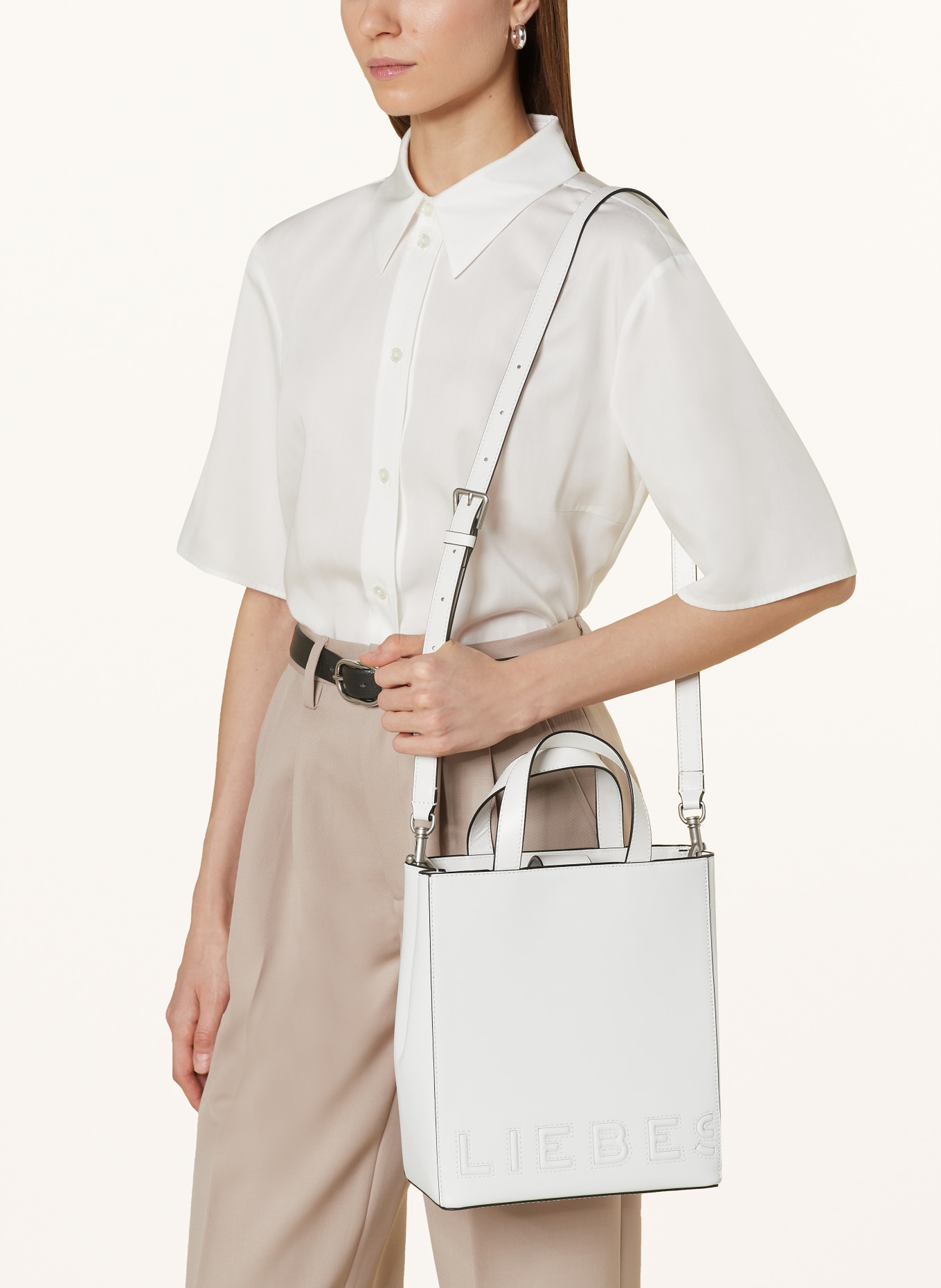 LIEBESKIND Handbag PAPER BAG S, Color: WHITE (Image 4)