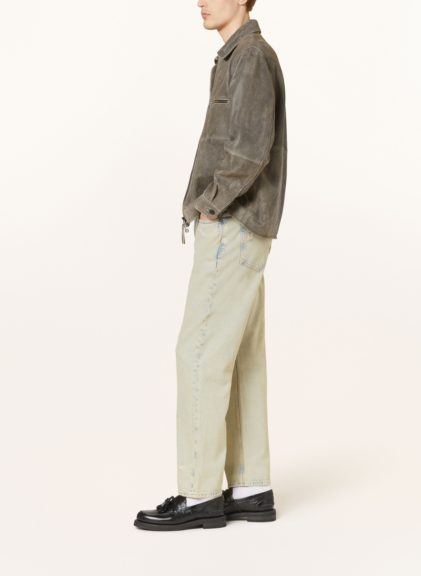 SAMSØE  SAMSØE Jeans EDDIE regular fit, Color: CLR001370 Khaki dust (Image 4)