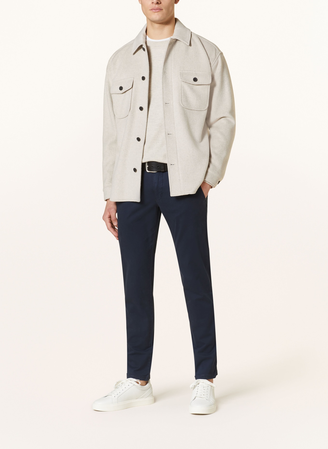 STROKESMAN'S chino: DONKERBLAUW