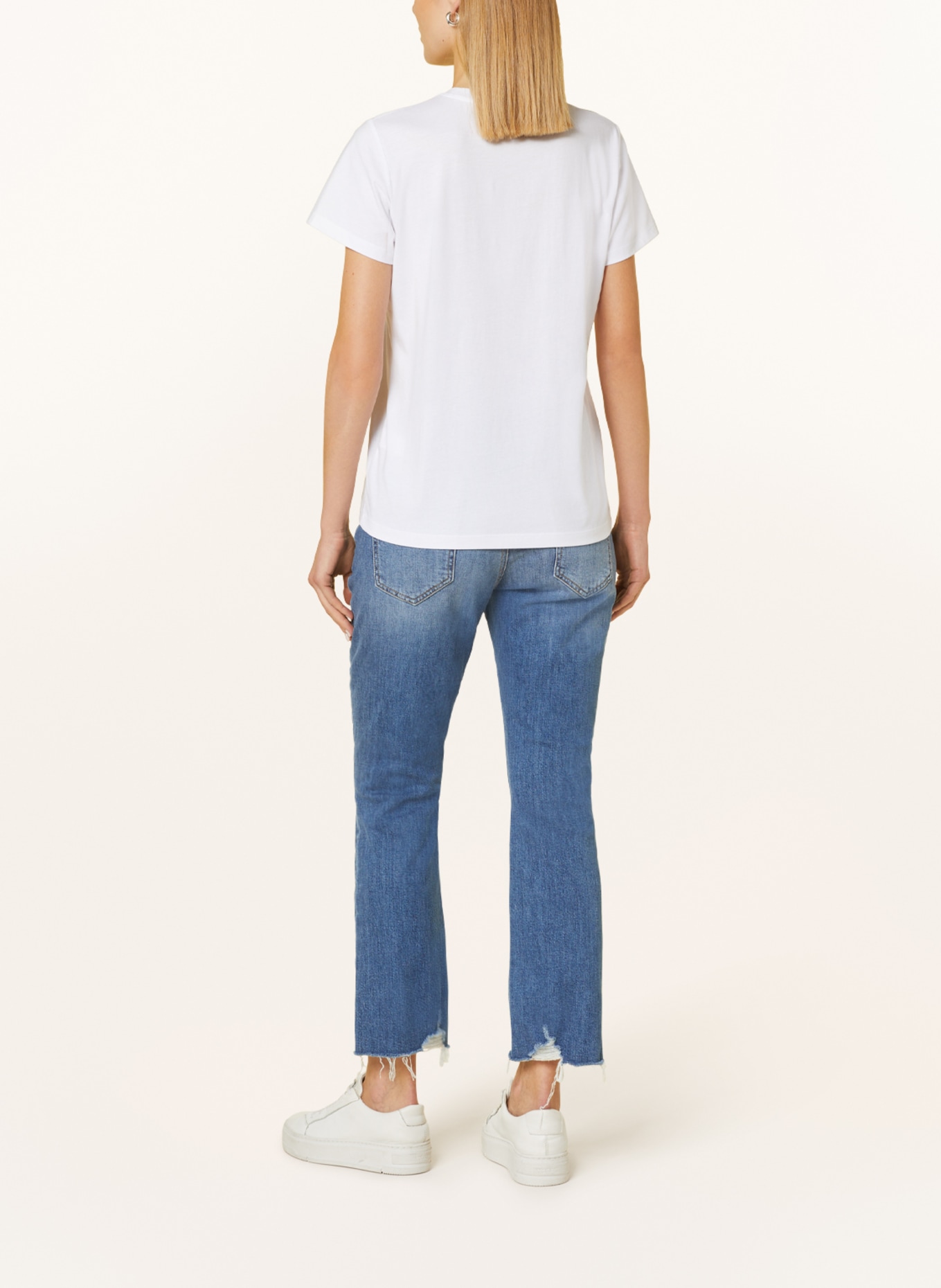 darling harbour T-shirt with decorative gems, Color: WEISS (Image 3)