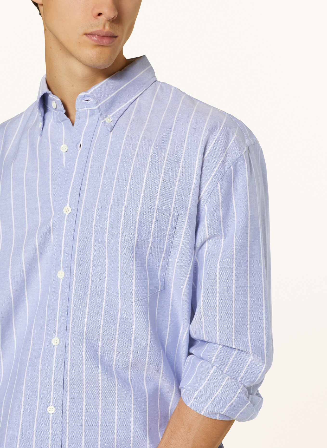 GANT Shirt comfort fit, Color: LIGHT BLUE/ WHITE (Image 4)