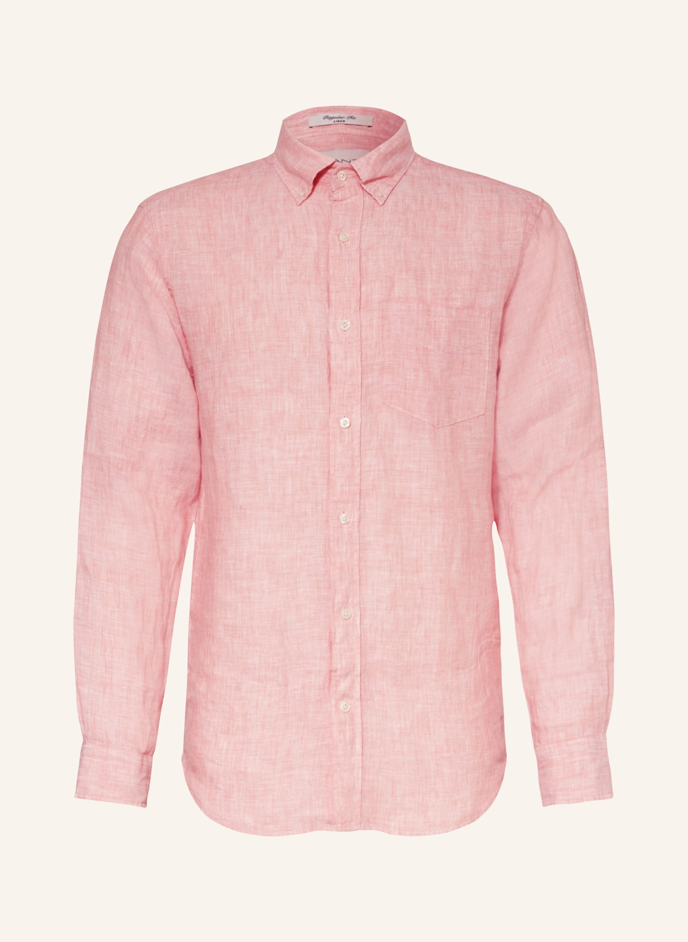 GANT Leinenhemd Regular Fit, Farbe: HELLROT (Bild 1)