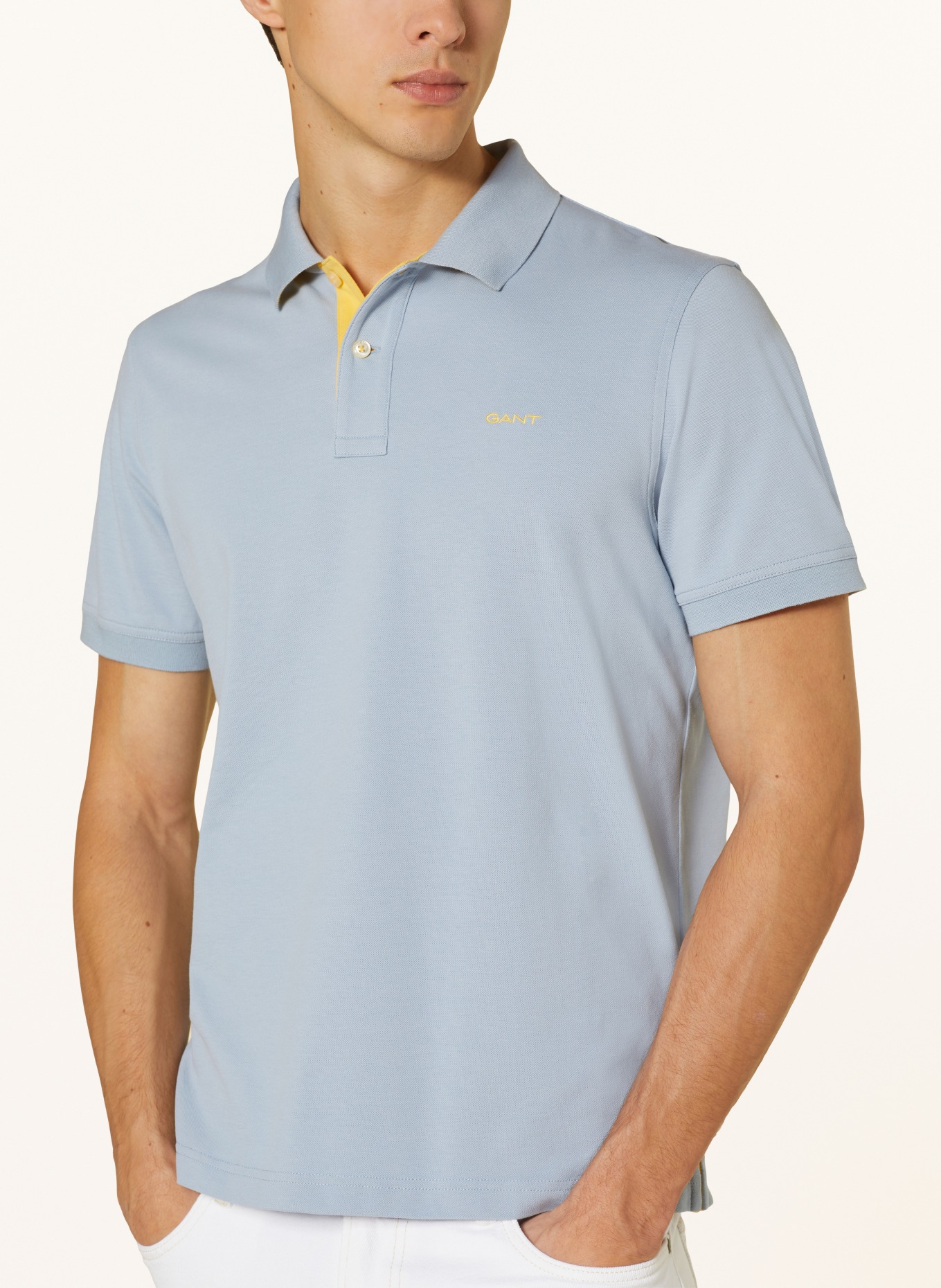 GANT Piqué-Poloshirt, Farbe: HELLBLAU (Bild 4)