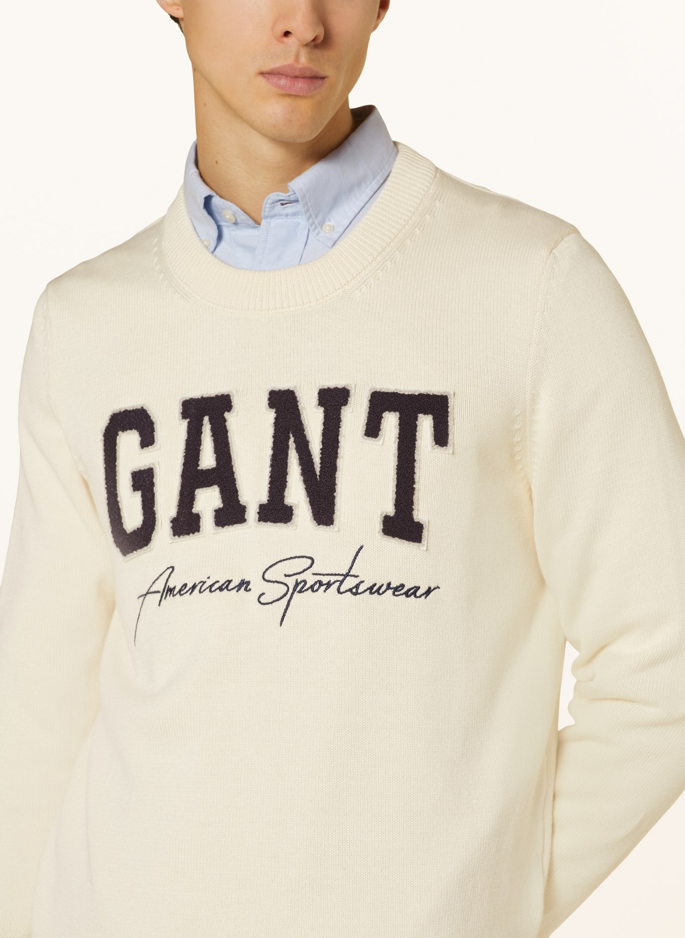 GANT Sweater, Color: CREAM/ BLACK (Image 4)