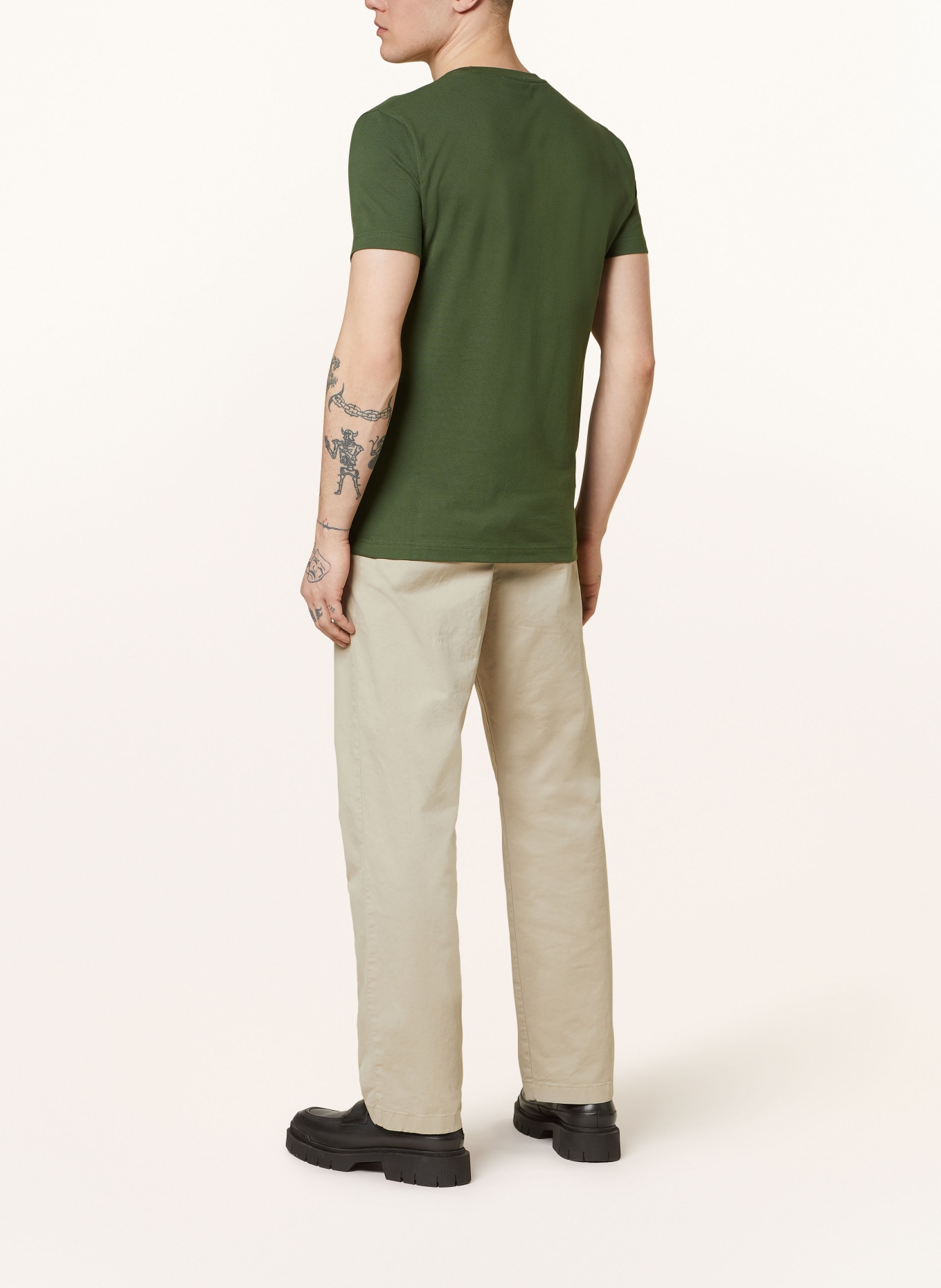 GANT T-Shirt aus Piqué, Farbe: GRÜN (Bild 3)