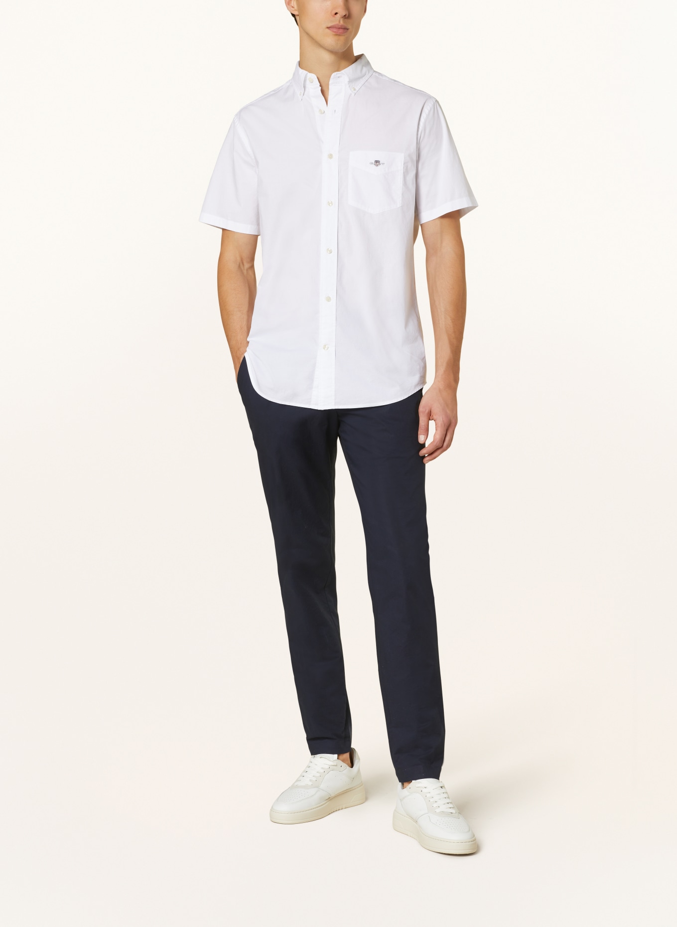 GANT Short sleeve shirt comfort fit, Color: WHITE (Image 2)