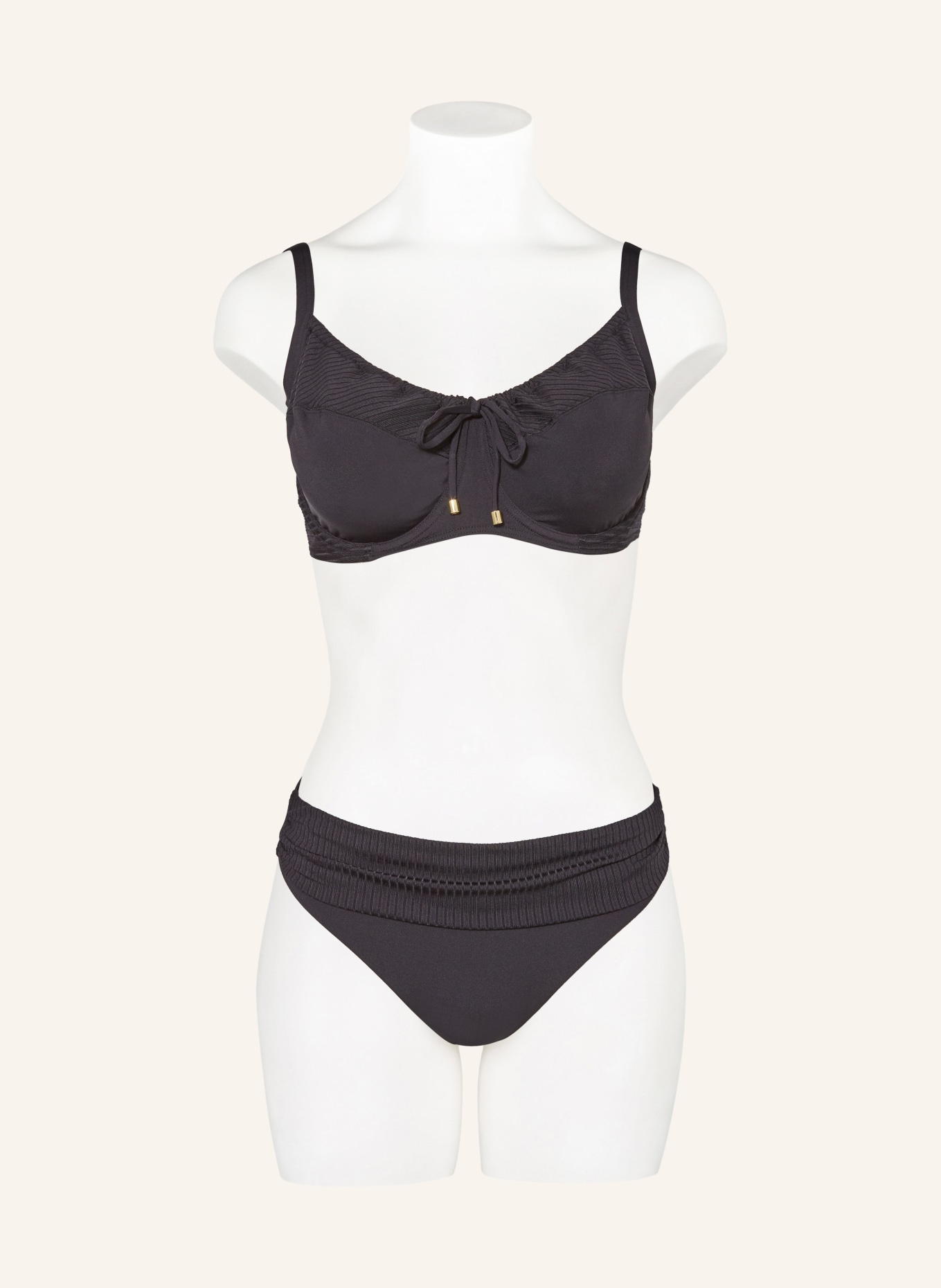 CYELL Underwired bikini top NOOS CAVIAR, Color: BLACK (Image 2)