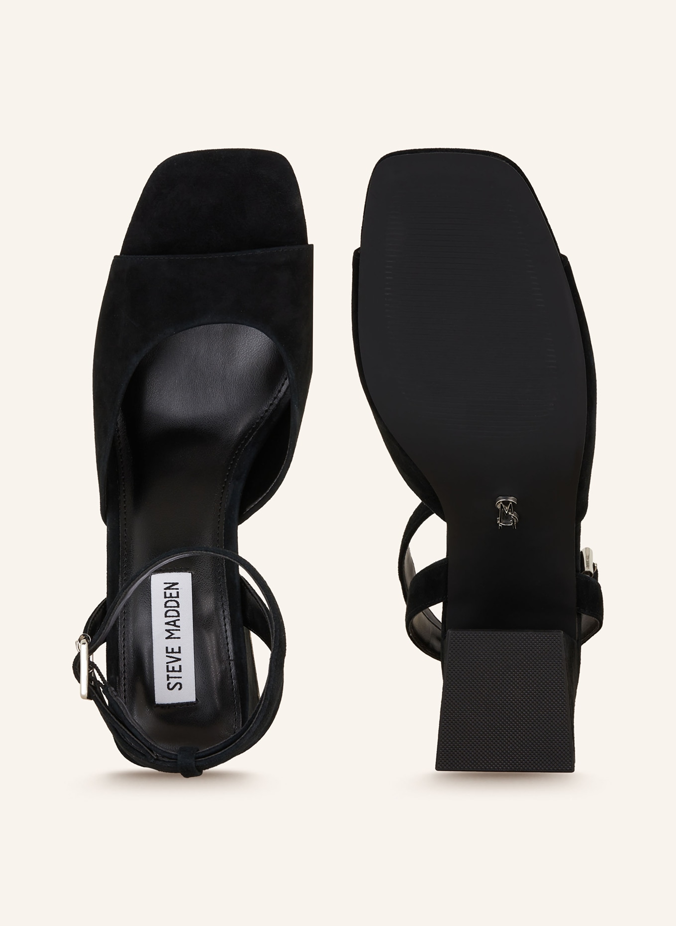 STEVE MADDEN Sandals GLISTEN, Color: BLACK (Image 5)