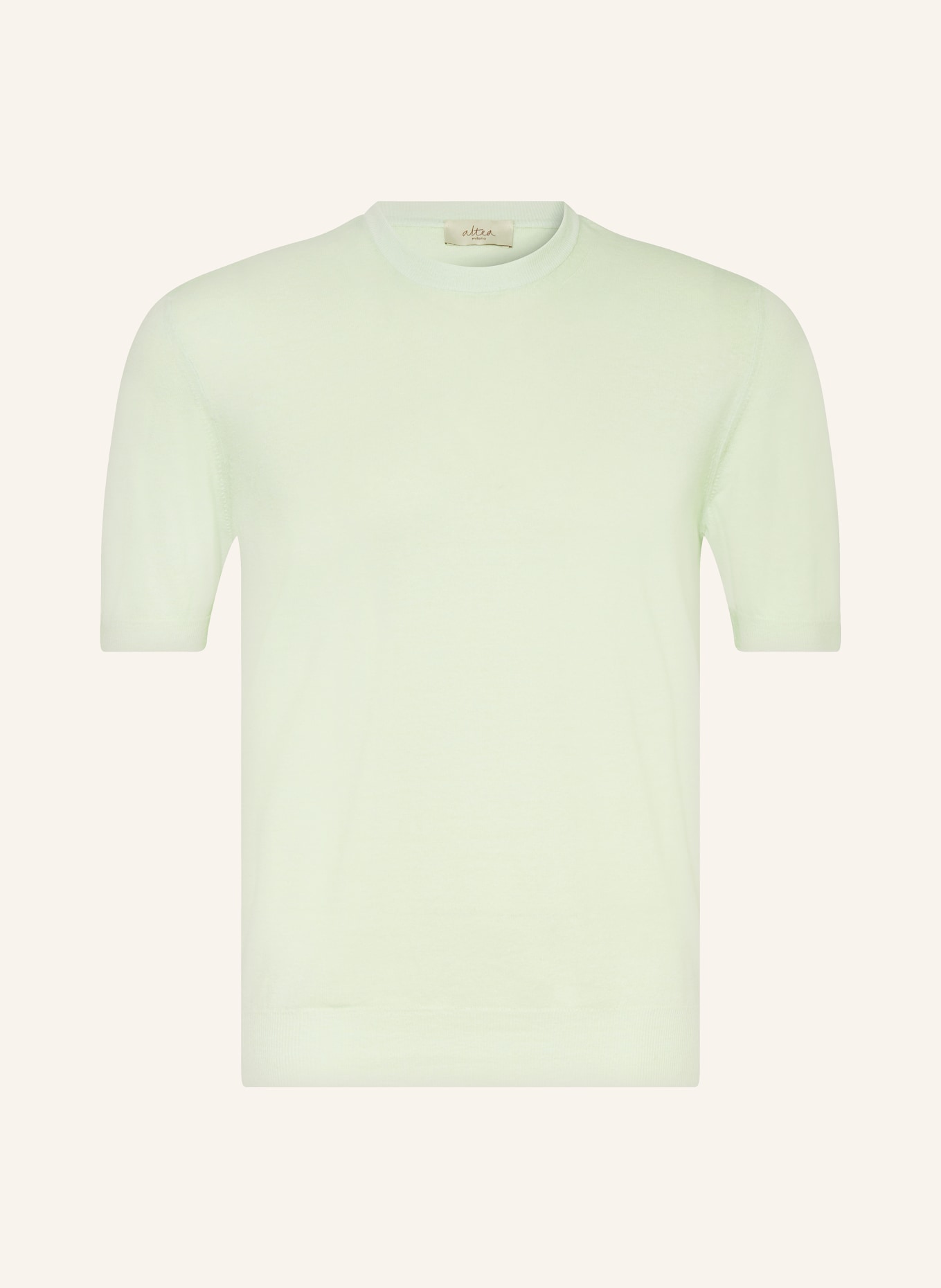 altea Dzianinowa koszulka z dodatkiem lnu, Kolor: MIĘTOWY (Obrazek 1)
