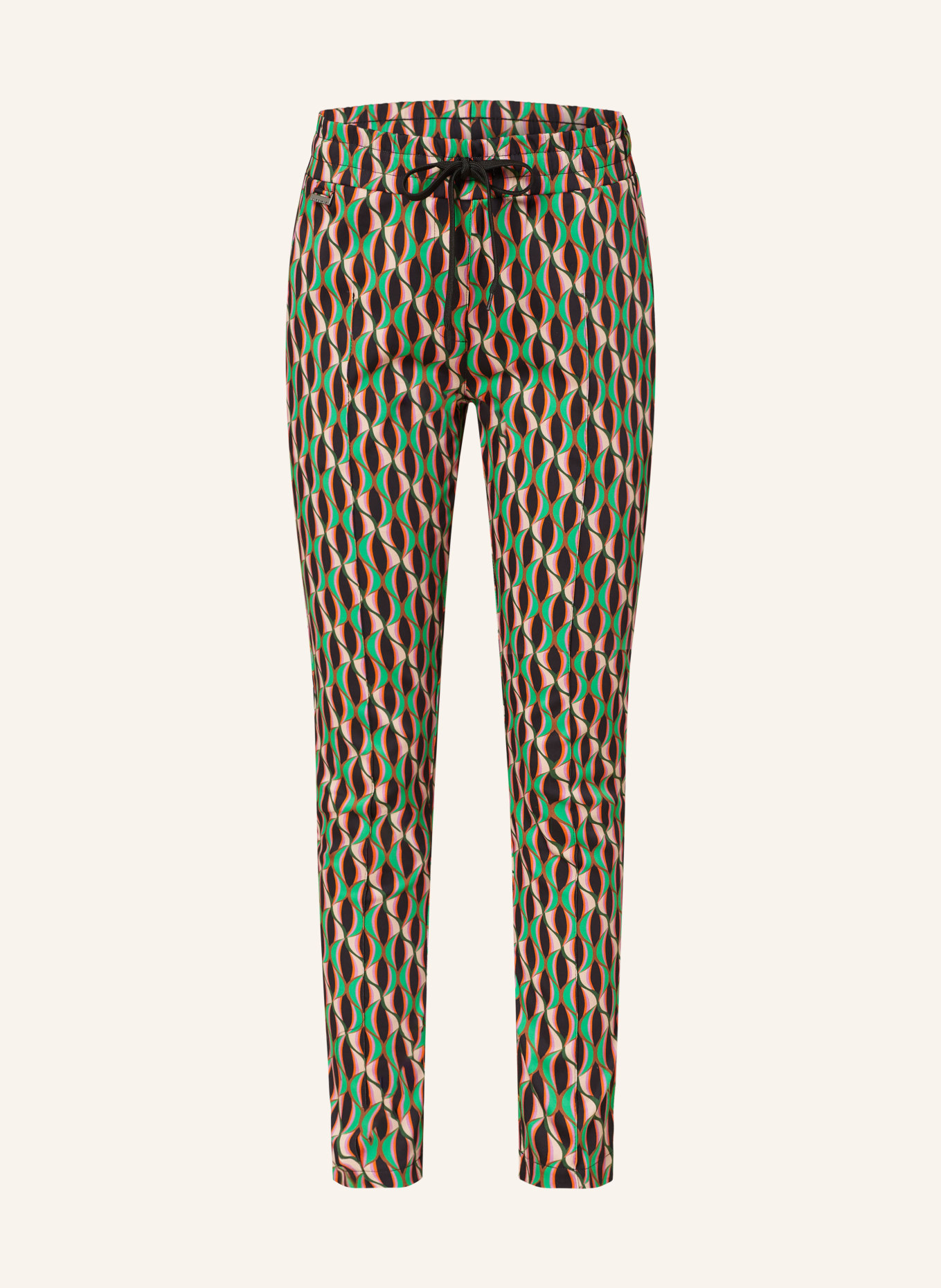 ELIAS RUMELIS Trousers ERLENI, Color: BLACK/ GREEN/ ORANGE (Image 1)