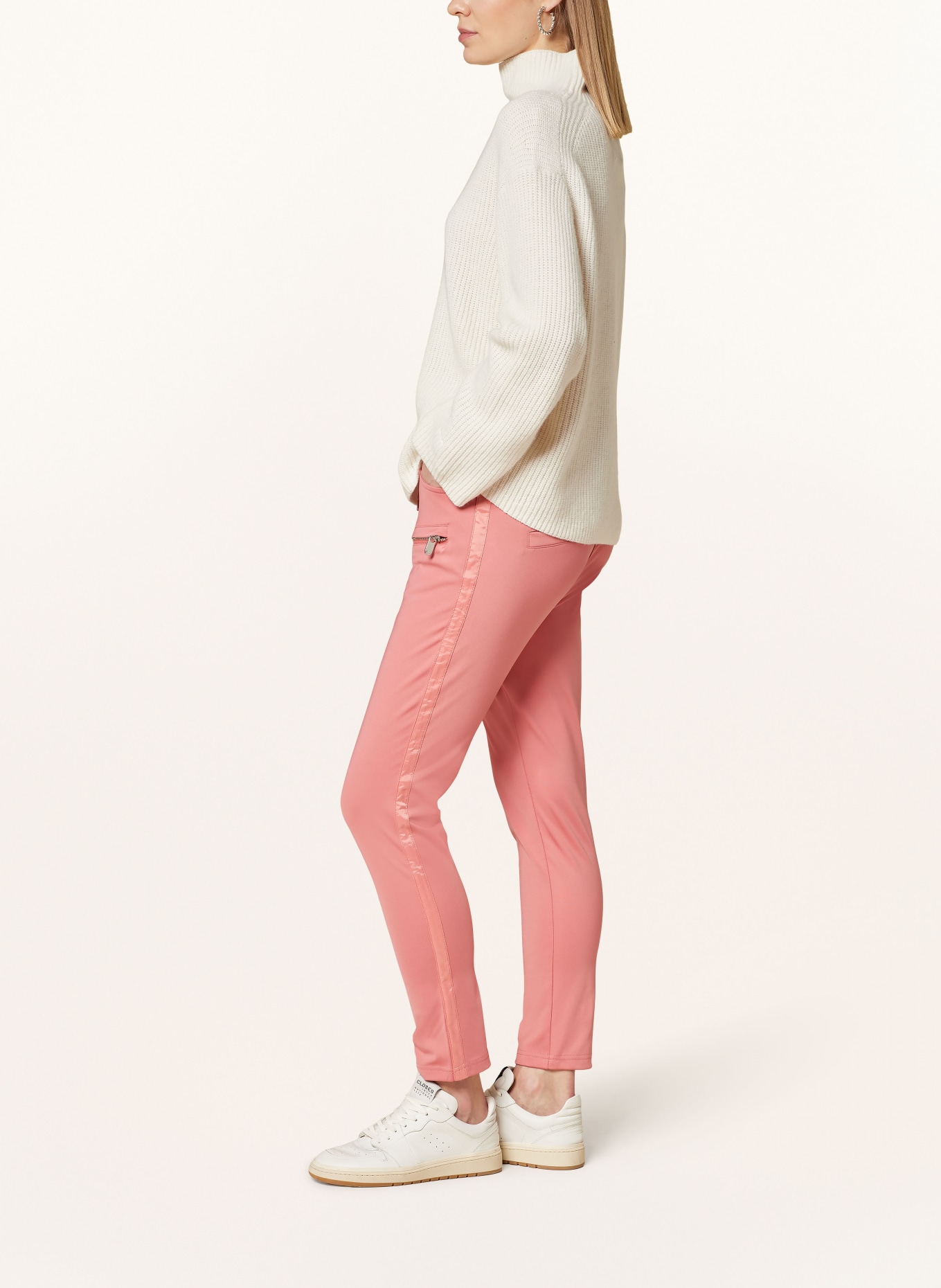 ELIAS RUMELIS Trousers ERILENA in jogger style, Color: PINK (Image 4)
