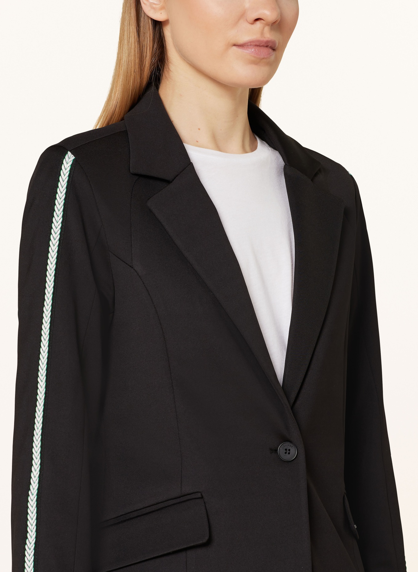 ELIAS RUMELIS Jersey blazer ERLYSANN, Color: BLACK (Image 4)