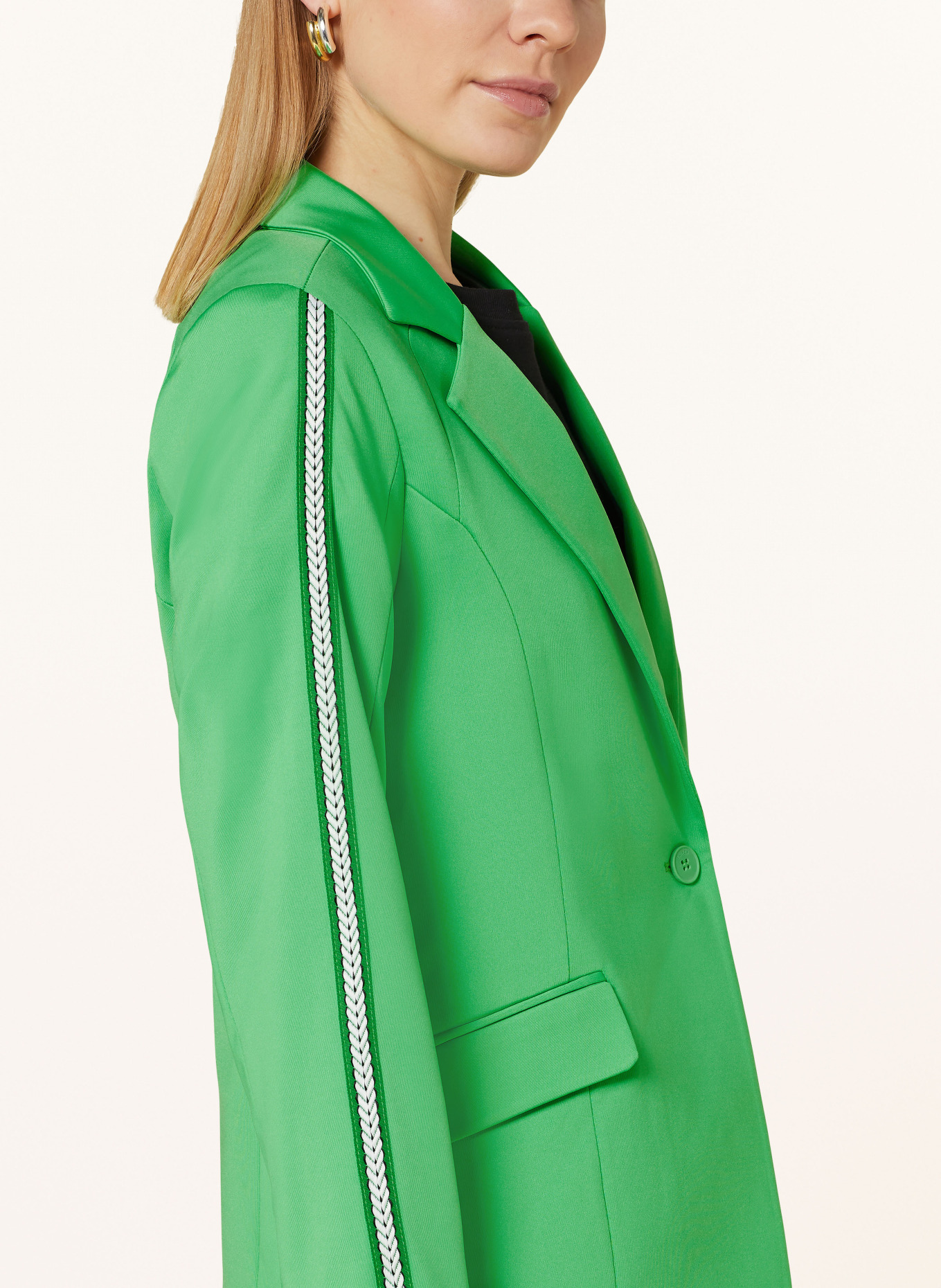 ELIAS RUMELIS Jersey blazer ERLYSANN, Color: GREEN (Image 4)